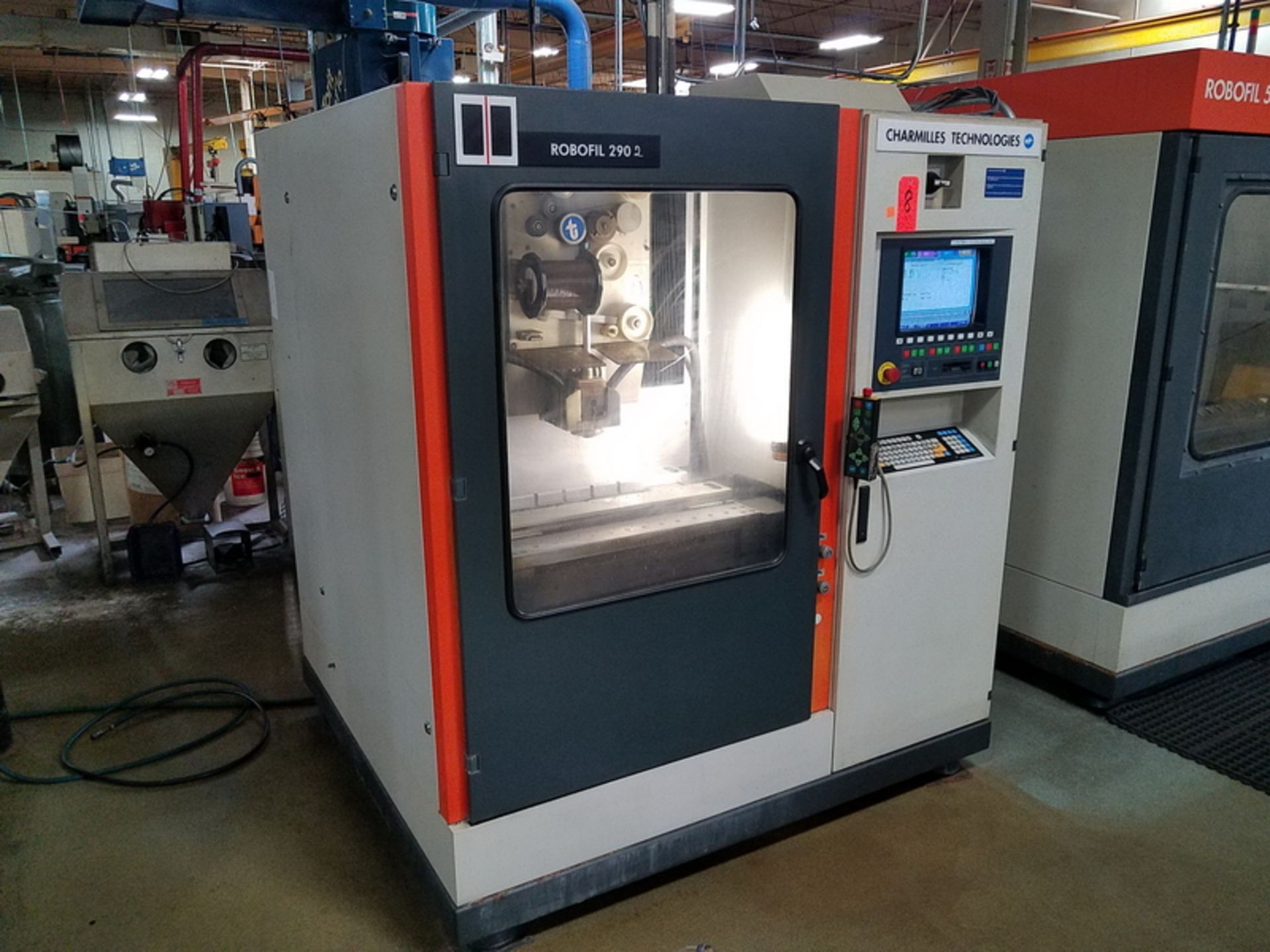 Charmilles Technologies Robofil 290 CNC Wire EDM, S/N: 6.2373/335023 (1996); 380-Volt, 60-Hz, 3- - Image 3 of 9