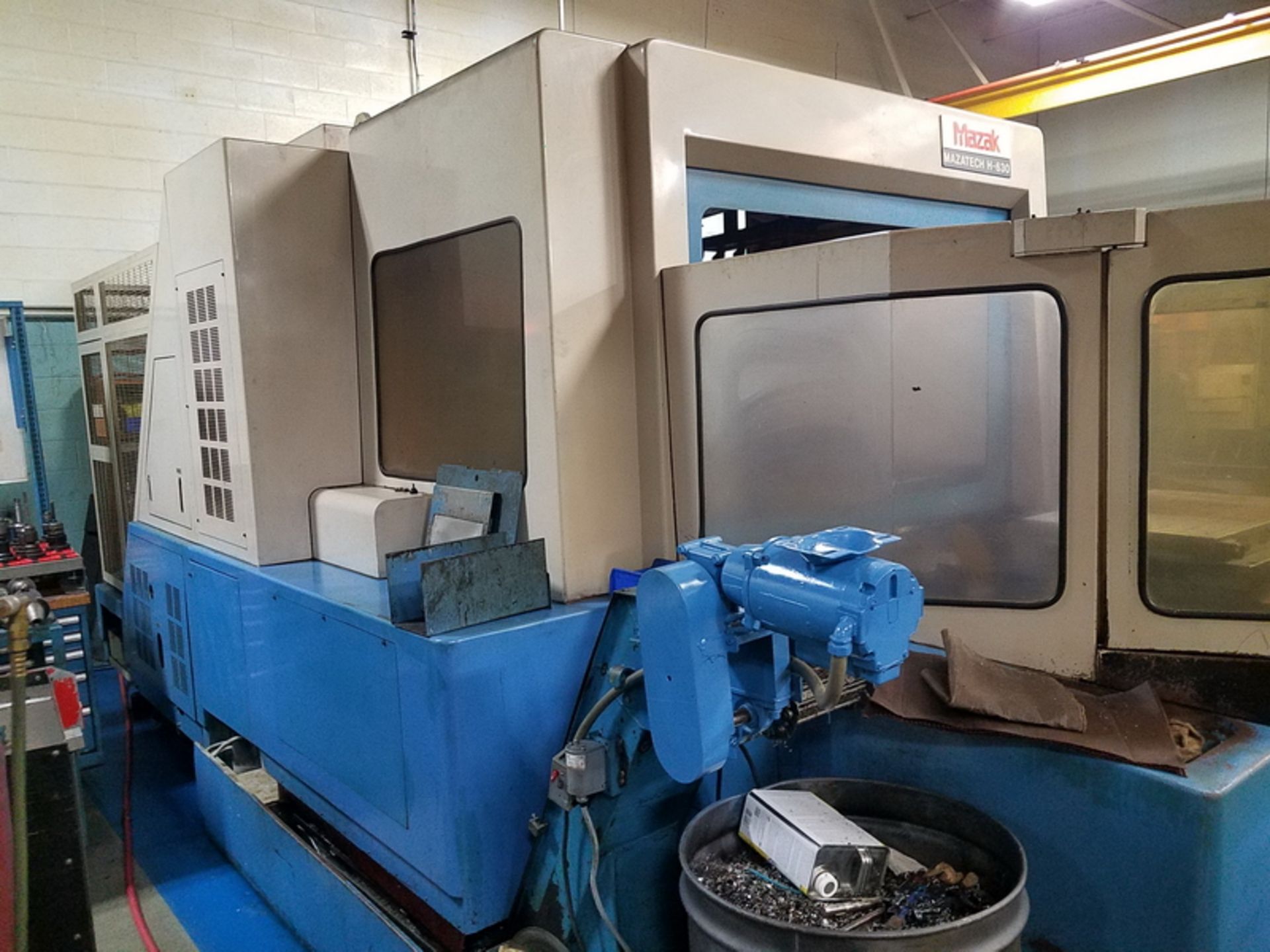 Mazak 3-Axis Model H-630 CNC Horizontal Machining Center, S/N: 78498 (1989); with 40-Position - Image 10 of 13