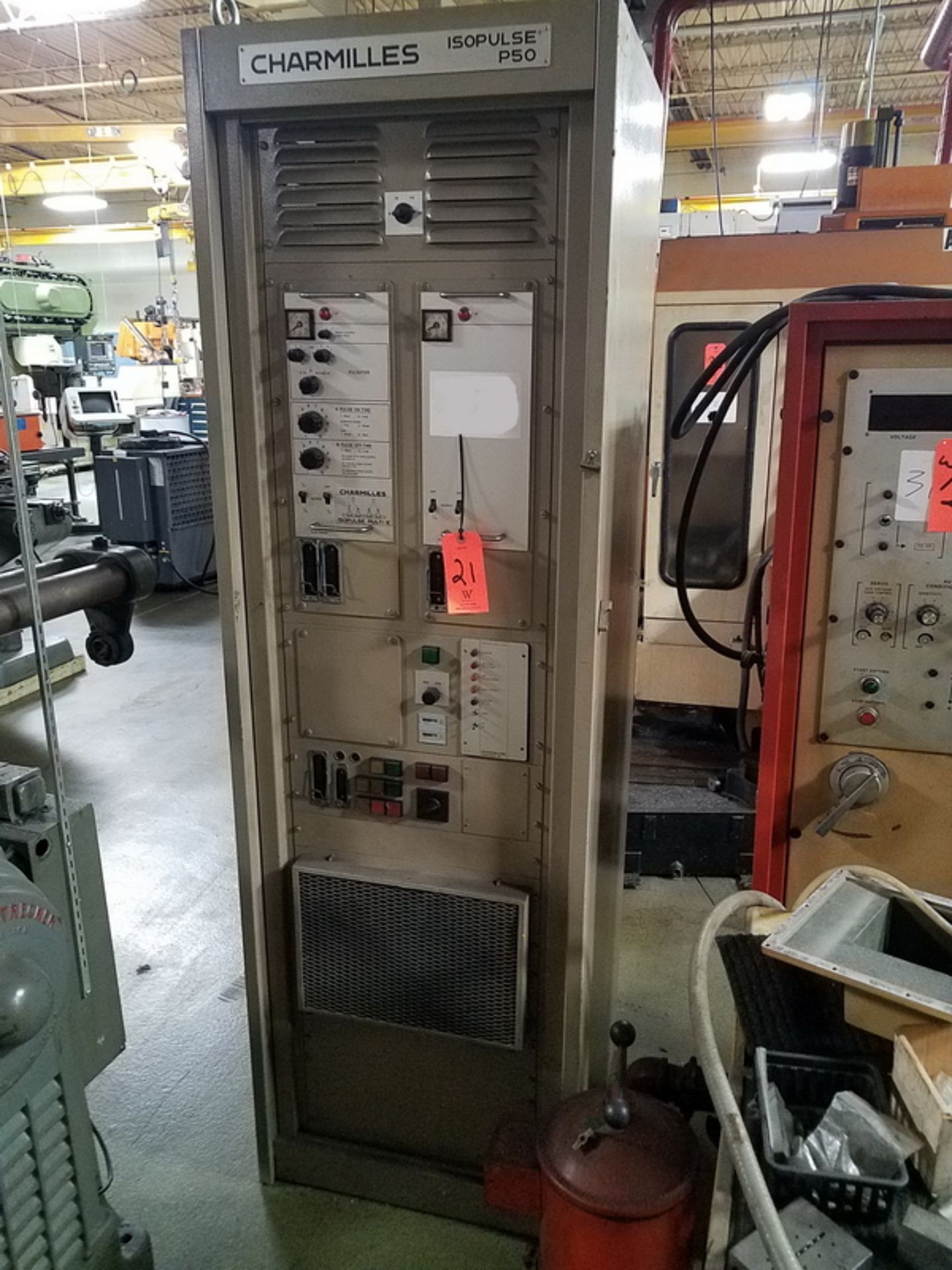 Charmilles Technologies Isopulse P50 EDM Pulse Generator Cabinet, S/N: 26833; (Not in Use) (