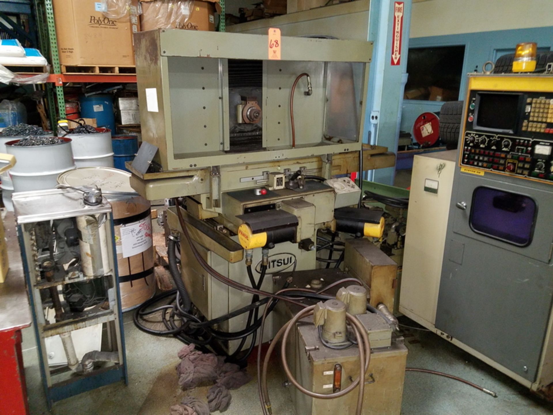Mitsui 8 in. x 18 in. Model N250C Hydraulic Surface Grinder, S/N: 82070031 (1982); 3,500 RPM, 180