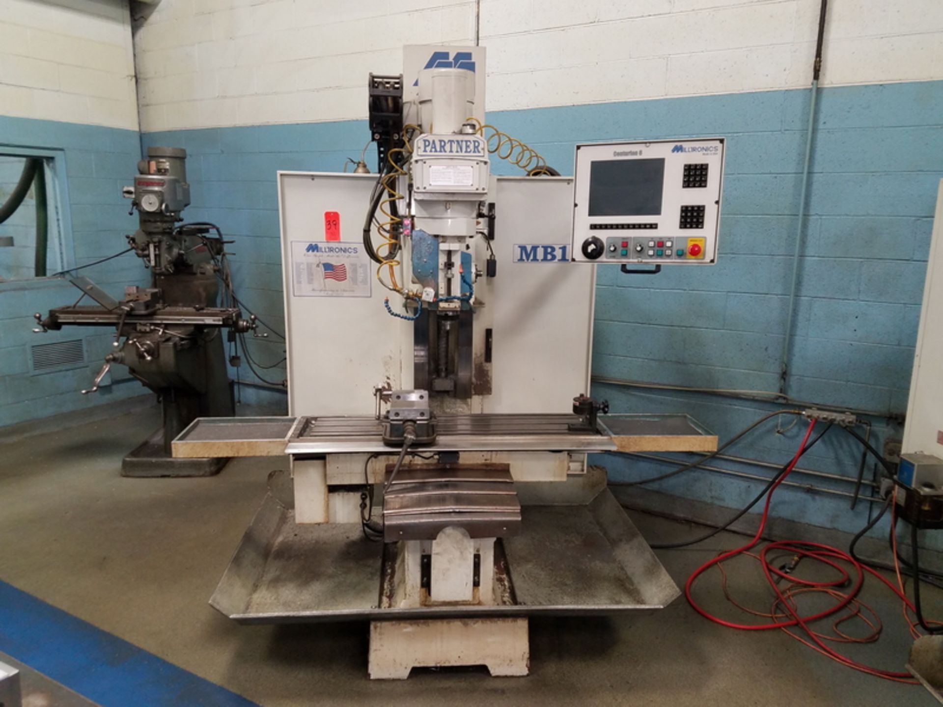 Milltronics 3-Axis Series E Model MB 19 CNC Vertical Milling Machine, S/N: 7102 (2003); with - Image 3 of 7