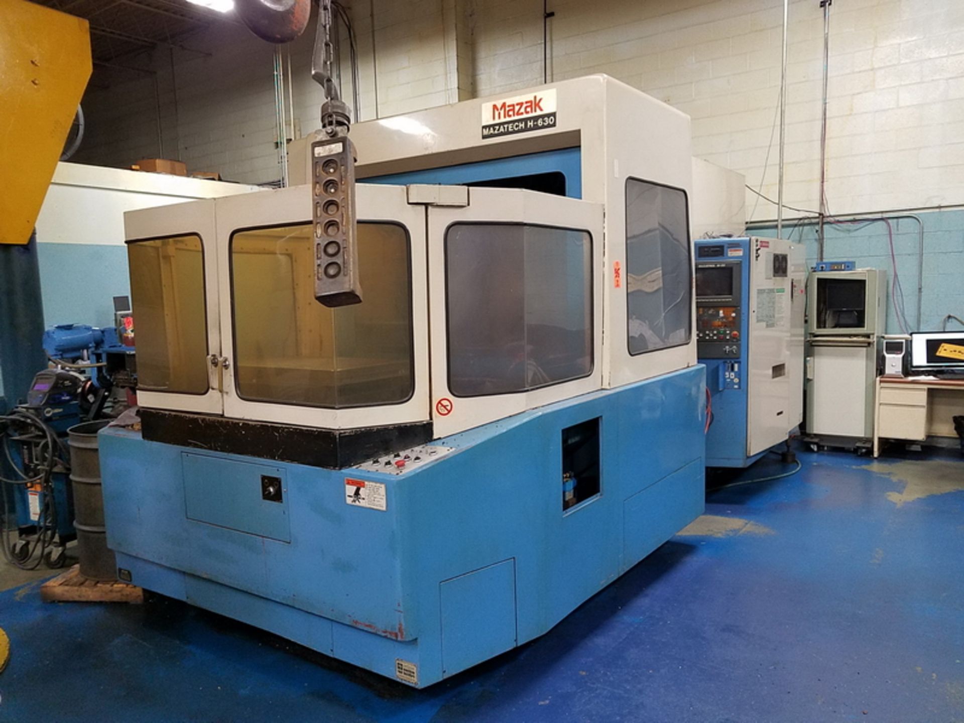 Mazak 3-Axis Model H-630 CNC Horizontal Machining Center, S/N: 78498 (1989); with 40-Position - Image 2 of 13