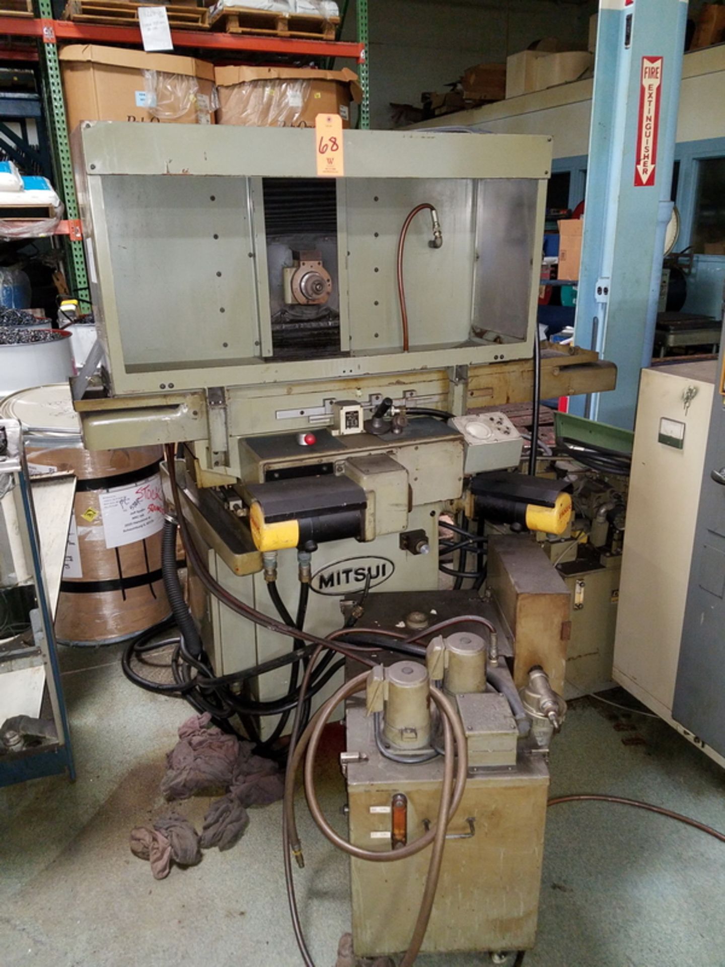 Mitsui 8 in. x 18 in. Model N250C Hydraulic Surface Grinder, S/N: 82070031 (1982); 3,500 RPM, 180 - Image 2 of 5