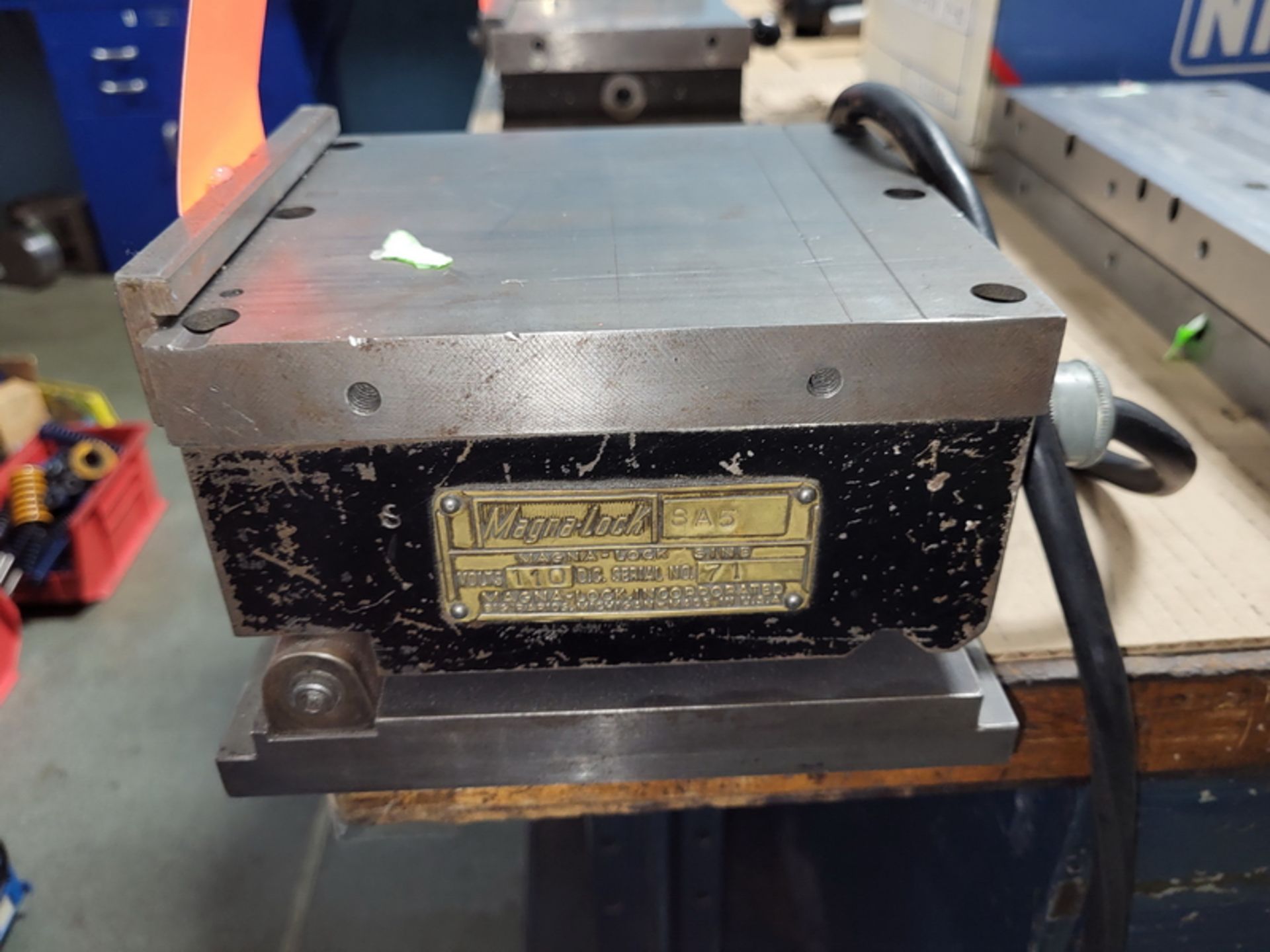 Magna-Lock 6-1/2 in. x 6 in. Model SA5 Electromagnetic Sine Plate, S/N: 71; (Removal Cost: $10) - Image 2 of 2