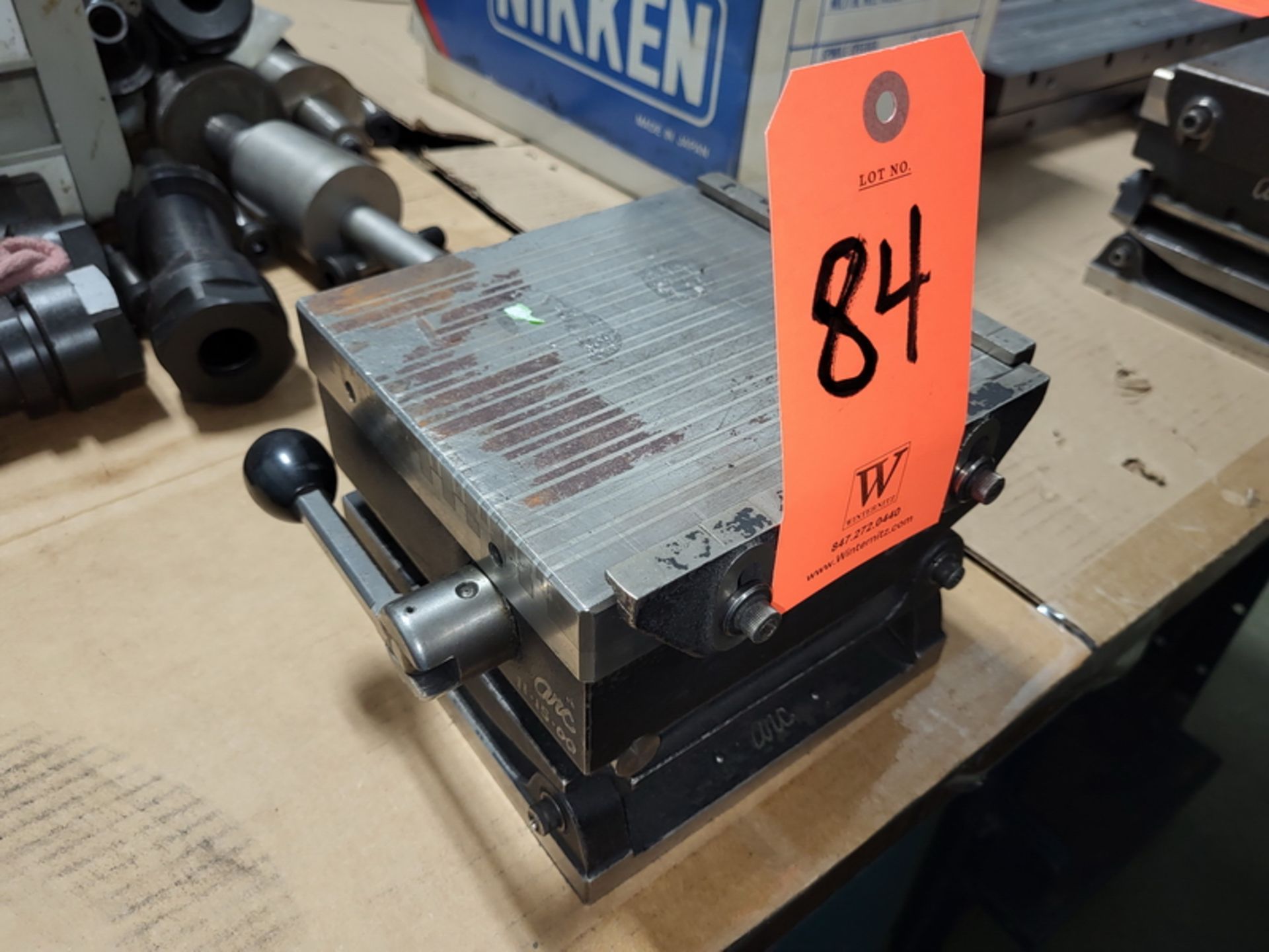 Magna-Sine 6-1/2 in. x 6-1/2 in. Model A5 Magnetic Sine Plate, S/N: 6460; (Removal Cost: $10)