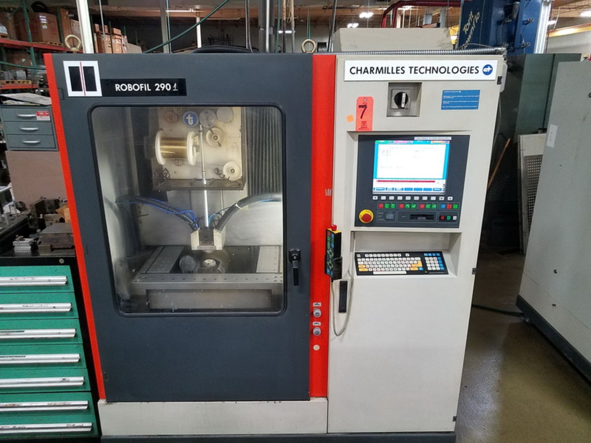 Charmilles Technologies Robofil 290 CNC Wire EDM, S/N: 6.2038/330193 (1996); 380-Volt, 60-Hz, 3- - Image 2 of 10