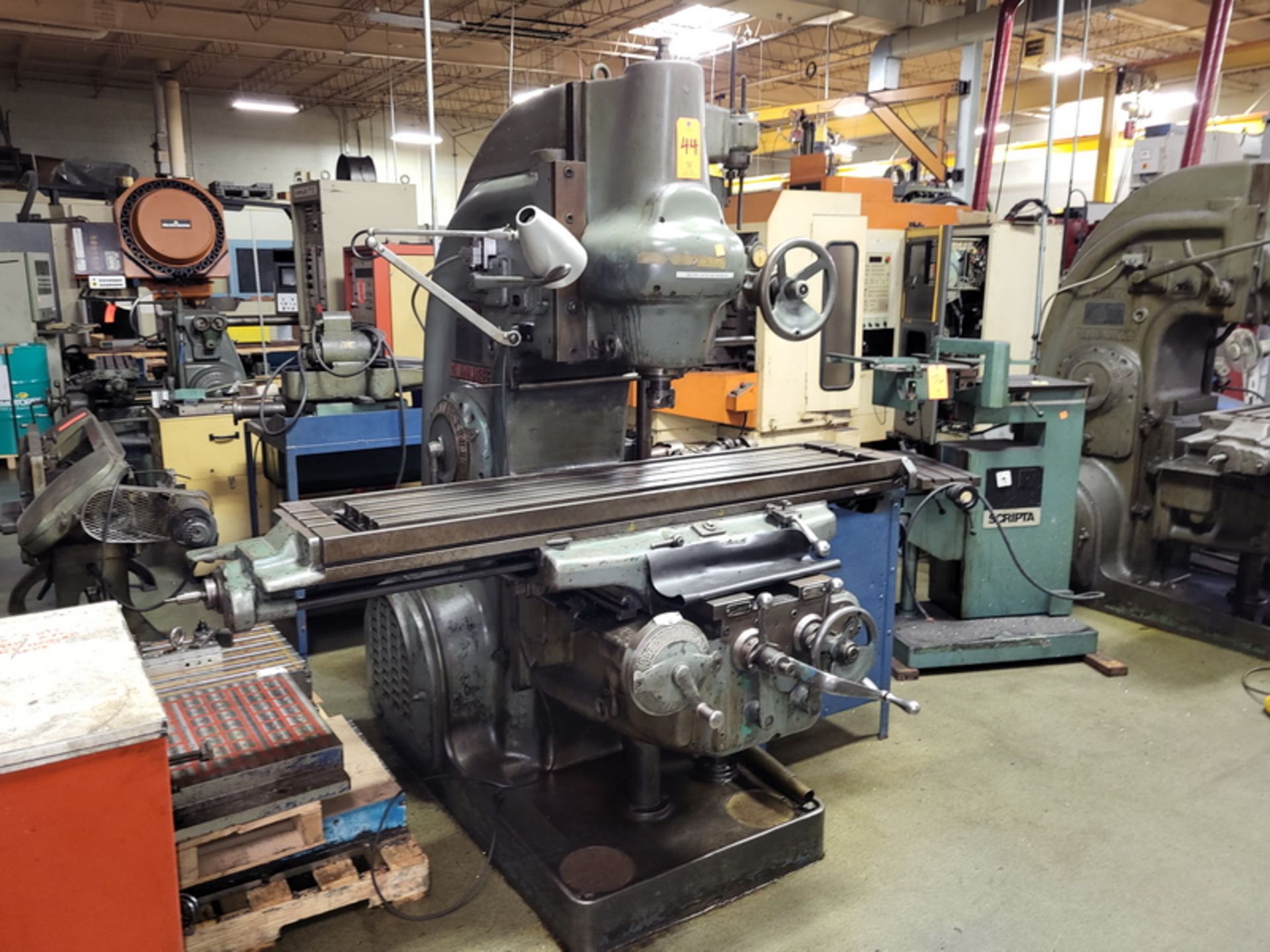 Kearney & Trecker Milwaukee No. 3 Model K Vertical Milling Machine, S/N: 24-4386; with 64 in. x 14