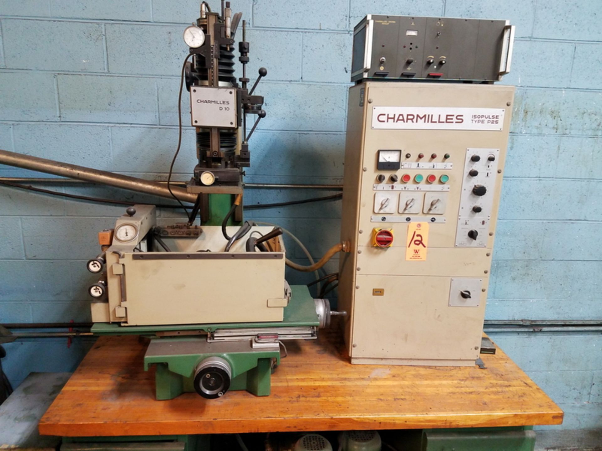 Charmilles Technologies D10 Isocut Bench-Top Electrode EDM, S/N: 51868; with 13-3/4 in. x 9 in. T- - Image 3 of 5