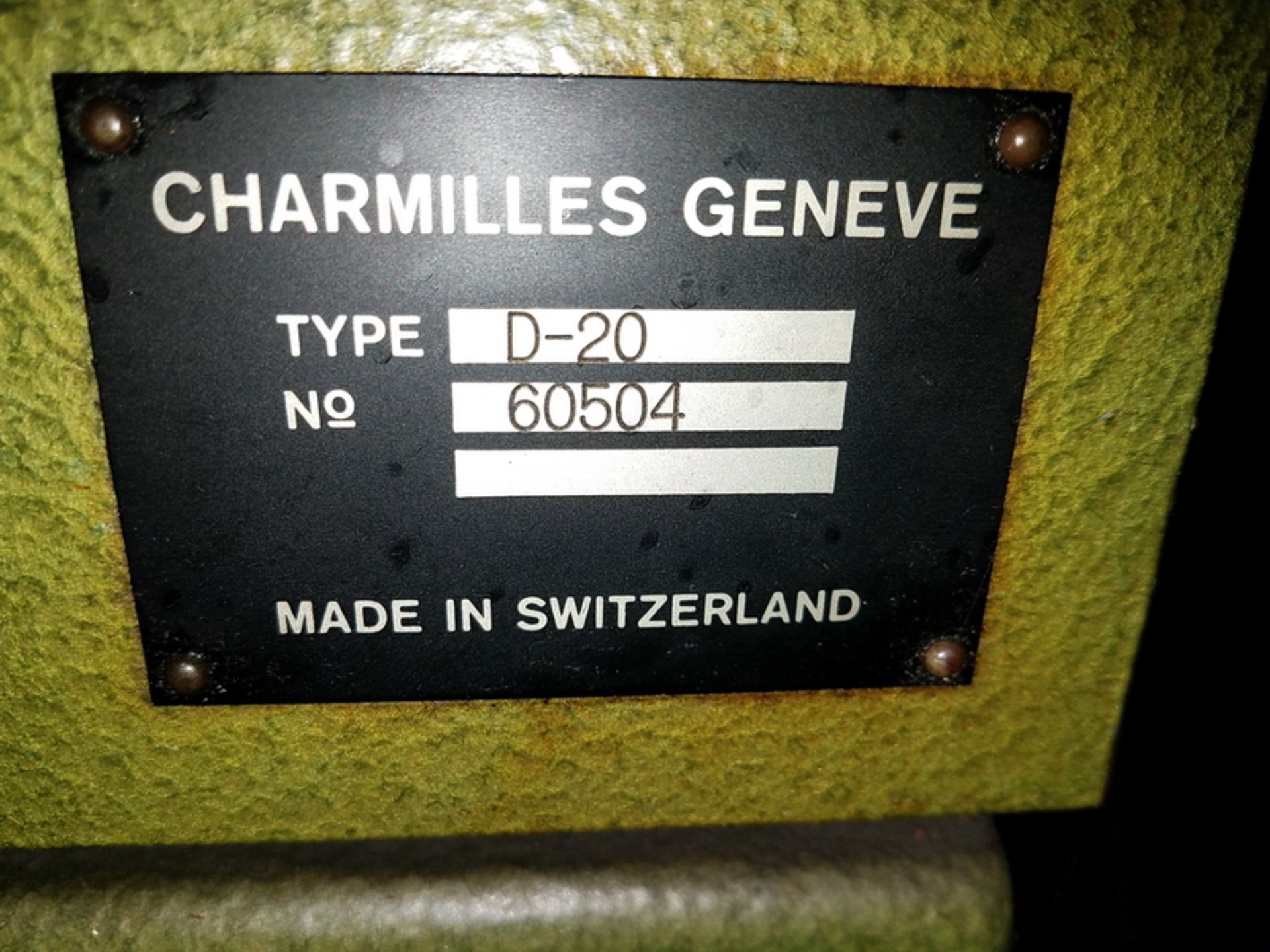 Charmilles Technologies D20 Bench-Top Electrode EDM, S/N: 60504; with 17-3/4 in. x 13-1/2 in. T-Slot - Image 6 of 6