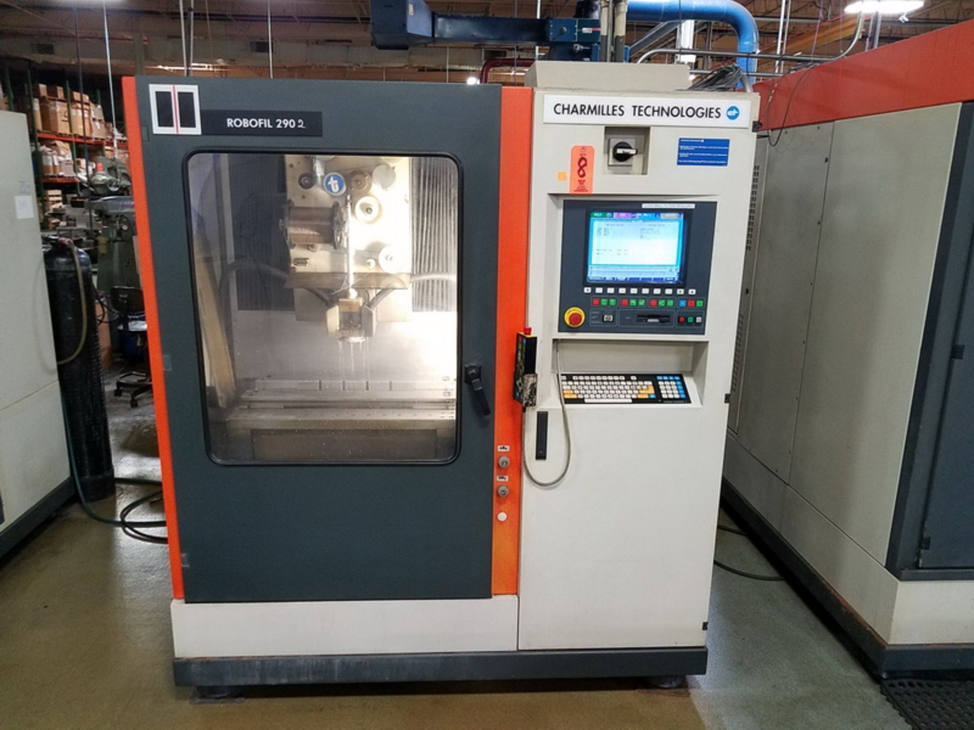 Charmilles Technologies Robofil 290 CNC Wire EDM, S/N: 6.2373/335023 (1996); 380-Volt, 60-Hz, 3- - Image 2 of 9