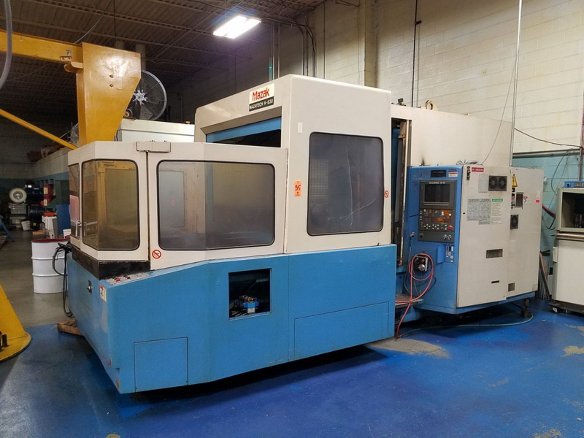 Mazak 3-Axis Model H-630 CNC Horizontal Machining Center, S/N: 78498 (1989); with 40-Position