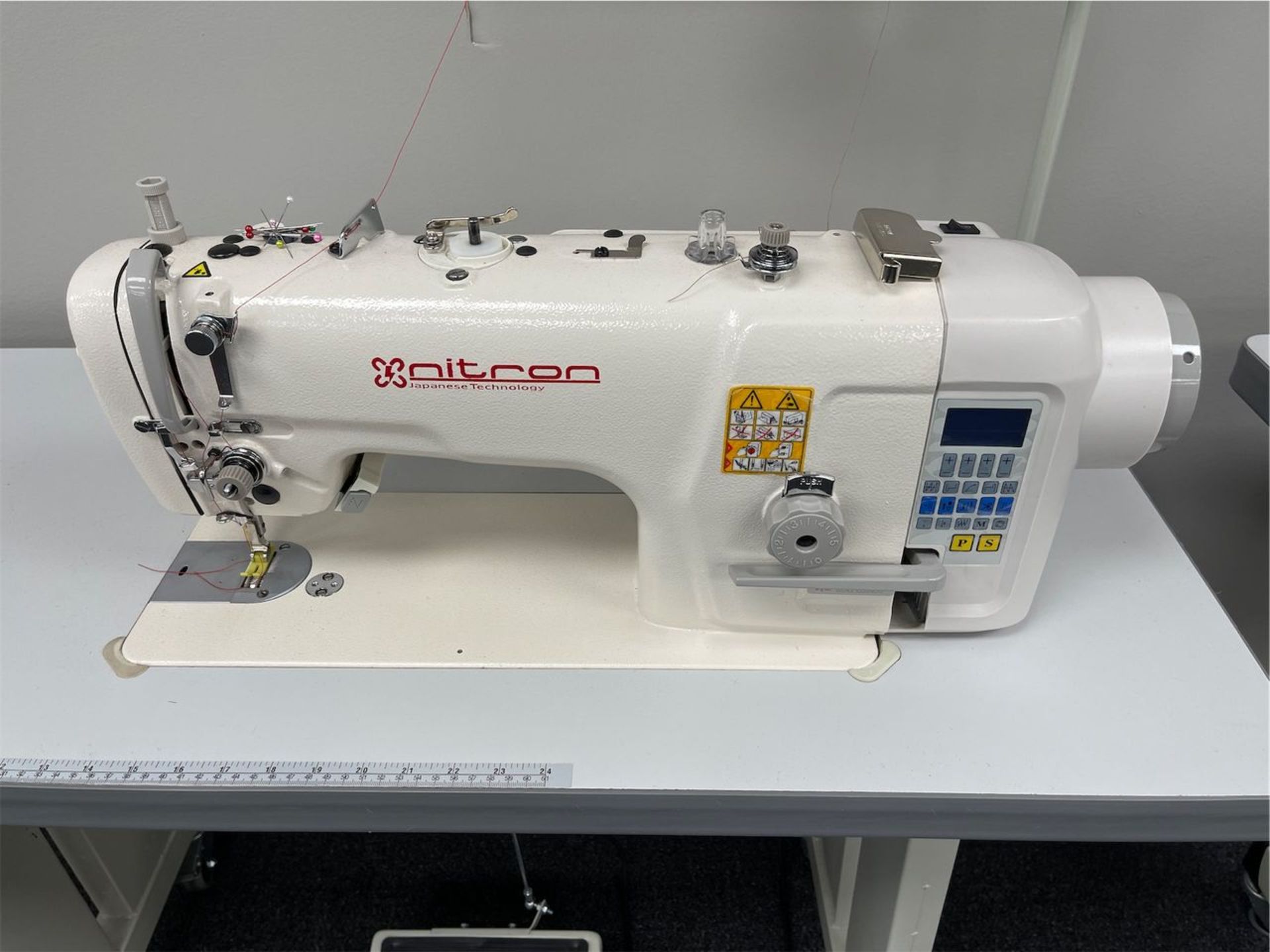 Nitron Model 9817H-D4 Single Needle Needle Feed Sewing Machine, S/N: B0421038450; with Lockstitch, - Image 2 of 8