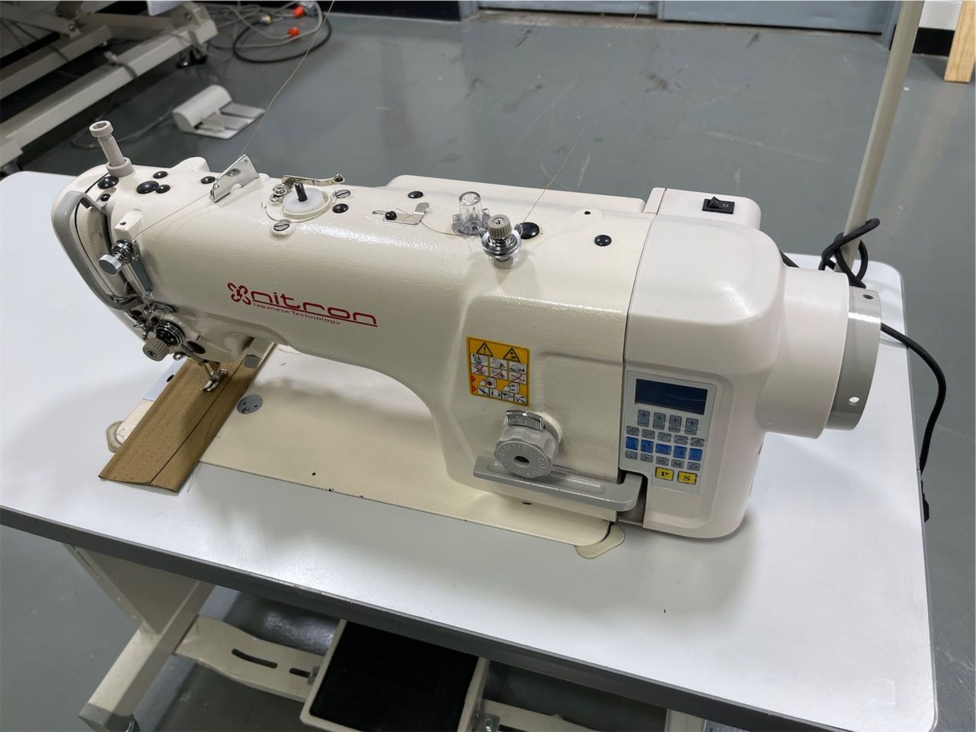 Nitron Model 9817H-D4 Single Needle Needle Feed Sewing Machine, S/N: B0421038446; with Lockstitch, - Image 2 of 7