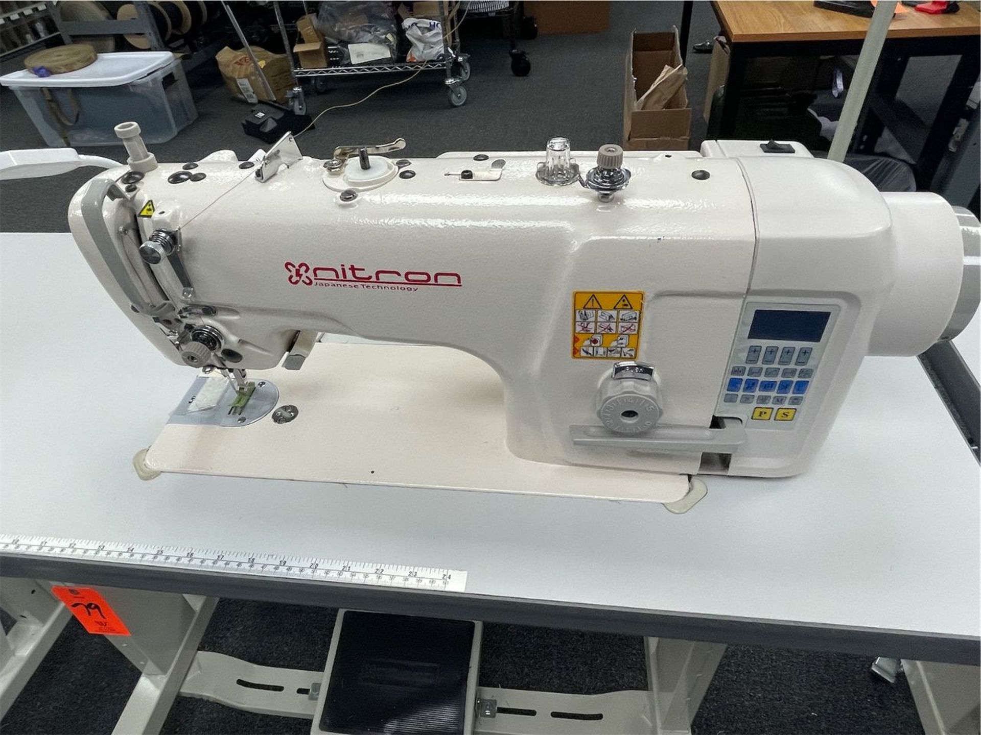 Nitron Model 9817H-D4 Single Needle Needle Feed Sewing Machine, S/N: B0421038451; with Lockstitch, - Image 3 of 9