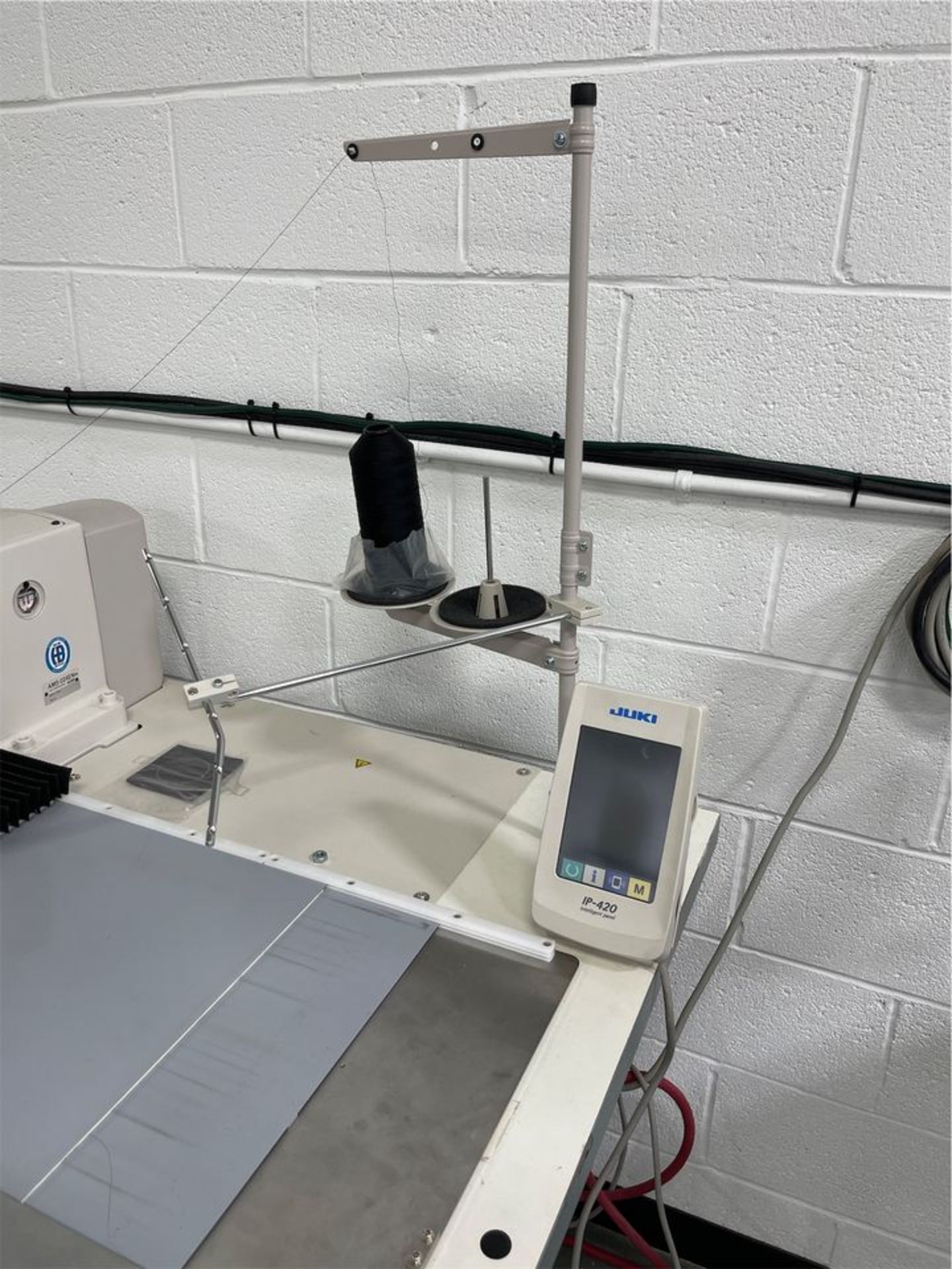 Juki Model AMS-224EN GS-6030RSW Computer Controlled Single Needle Pattern Stitching Machine, S/N: - Image 4 of 8