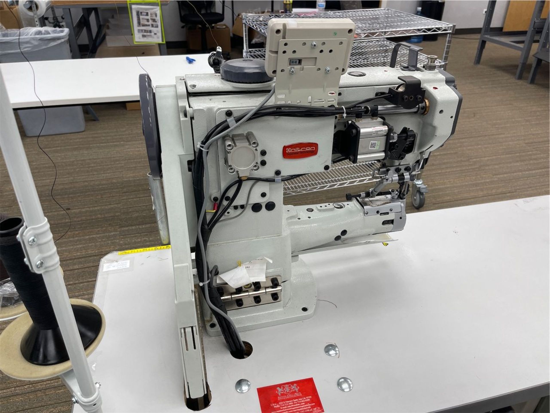 Nitron Model NT-8342-7 Single Needle Cylinder Bed Walking Foot Sewing Machine, S/N: 18110063; with - Image 3 of 10