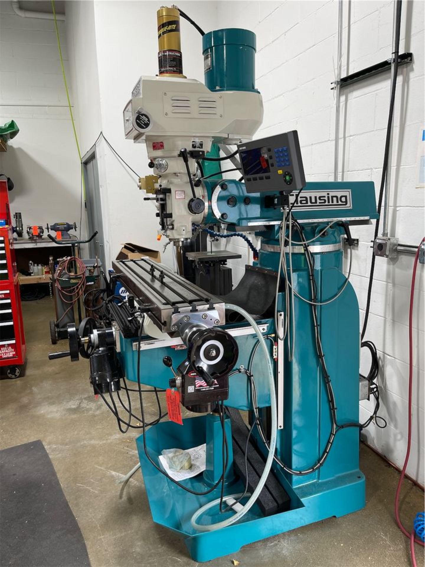 Clausing 3-HP Model 2VS08 Variable Speed Vertical Milling Machine, S/N: P517902 (2020); with Acu- - Image 2 of 13