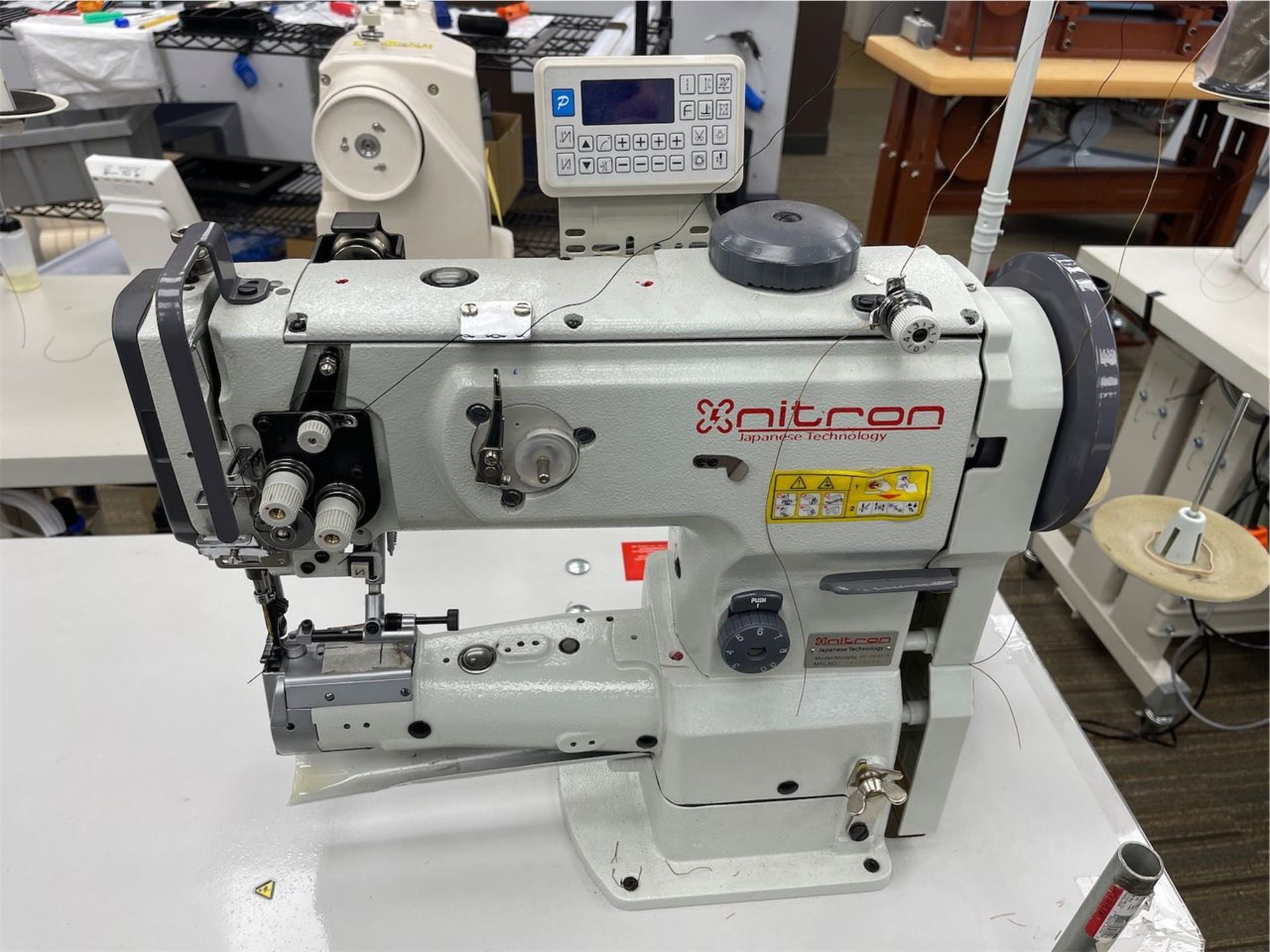 Nitron Model NT-8342-7 Single Needle Cylinder Bed Walking Foot Sewing Machine, S/N: 18110063; with - Image 2 of 10