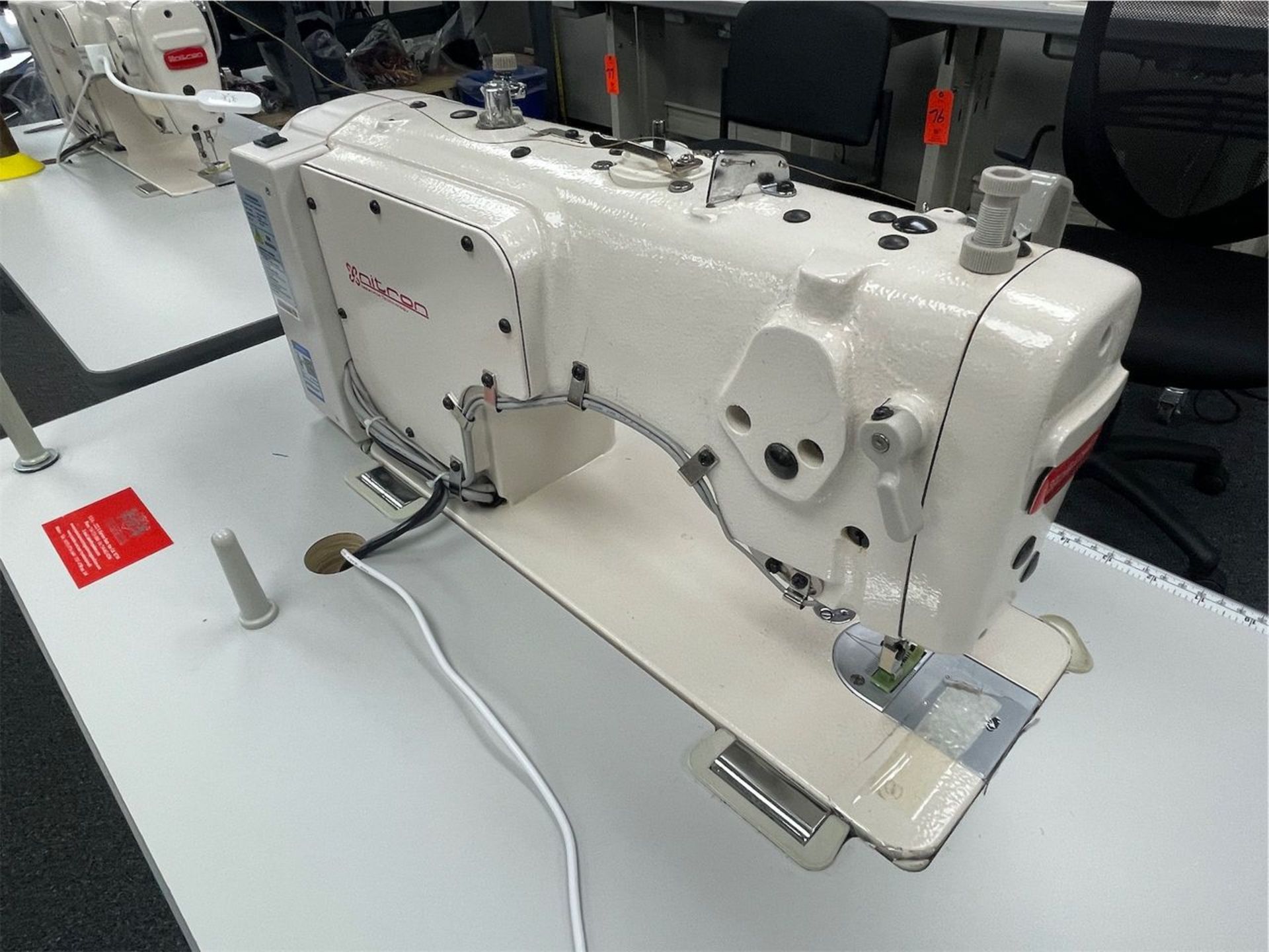 Nitron Model 9817H-D4 Single Needle Needle Feed Sewing Machine, S/N: B0421038451; with Lockstitch, - Image 4 of 9
