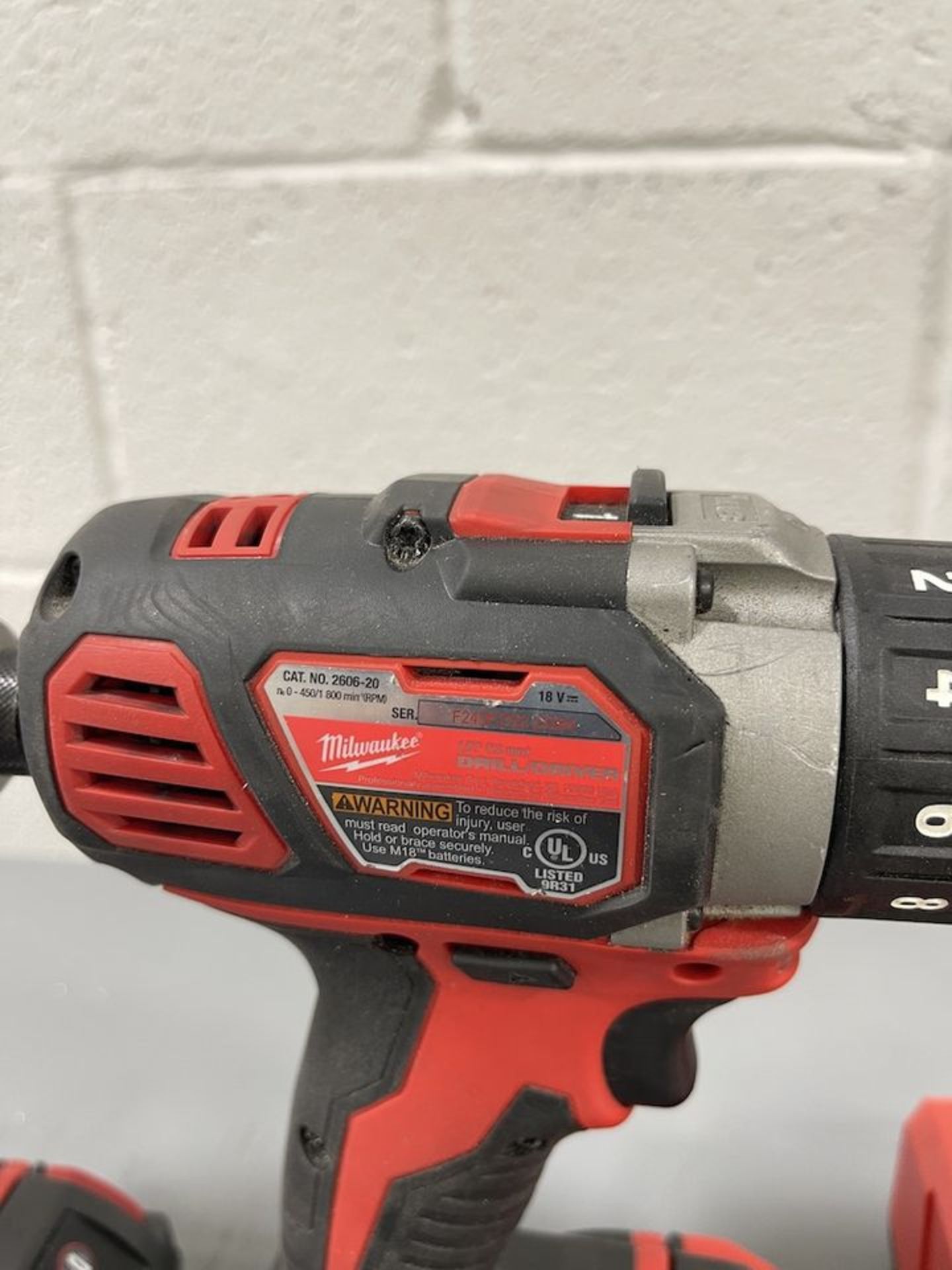 Lot - (1) Milwaukee 1/4 in. 18-V Hex Impact Driver; (1) Milwaukee 1/2 in. 18-V Drill Driver; - Image 3 of 4