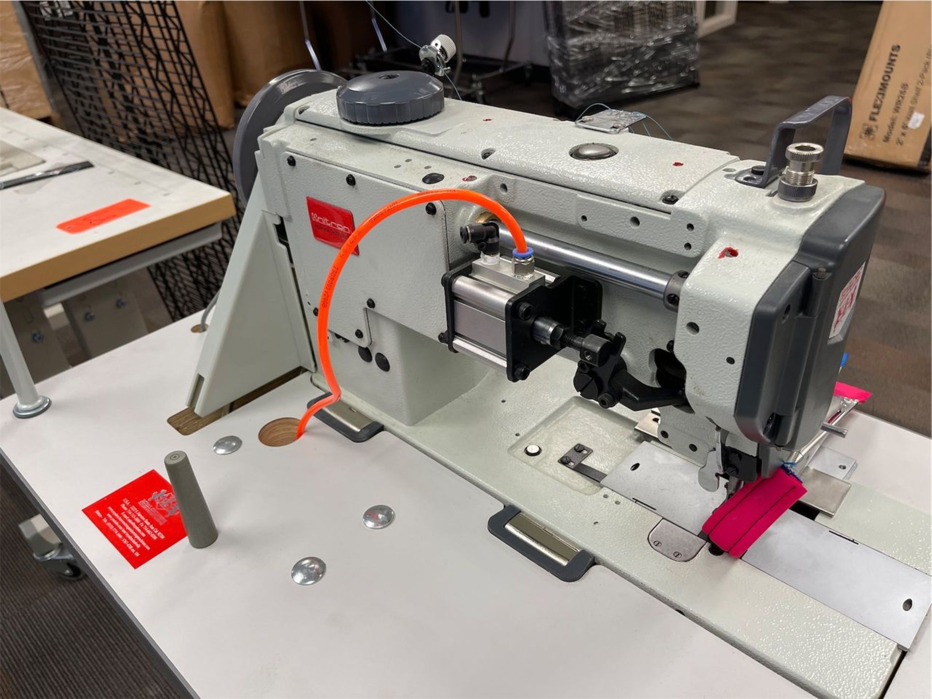 Nitron-Geling Model NT-1560 Double Needle Automatic Walking Foot Sewing Machine, S/N: 18110050; with - Image 3 of 9