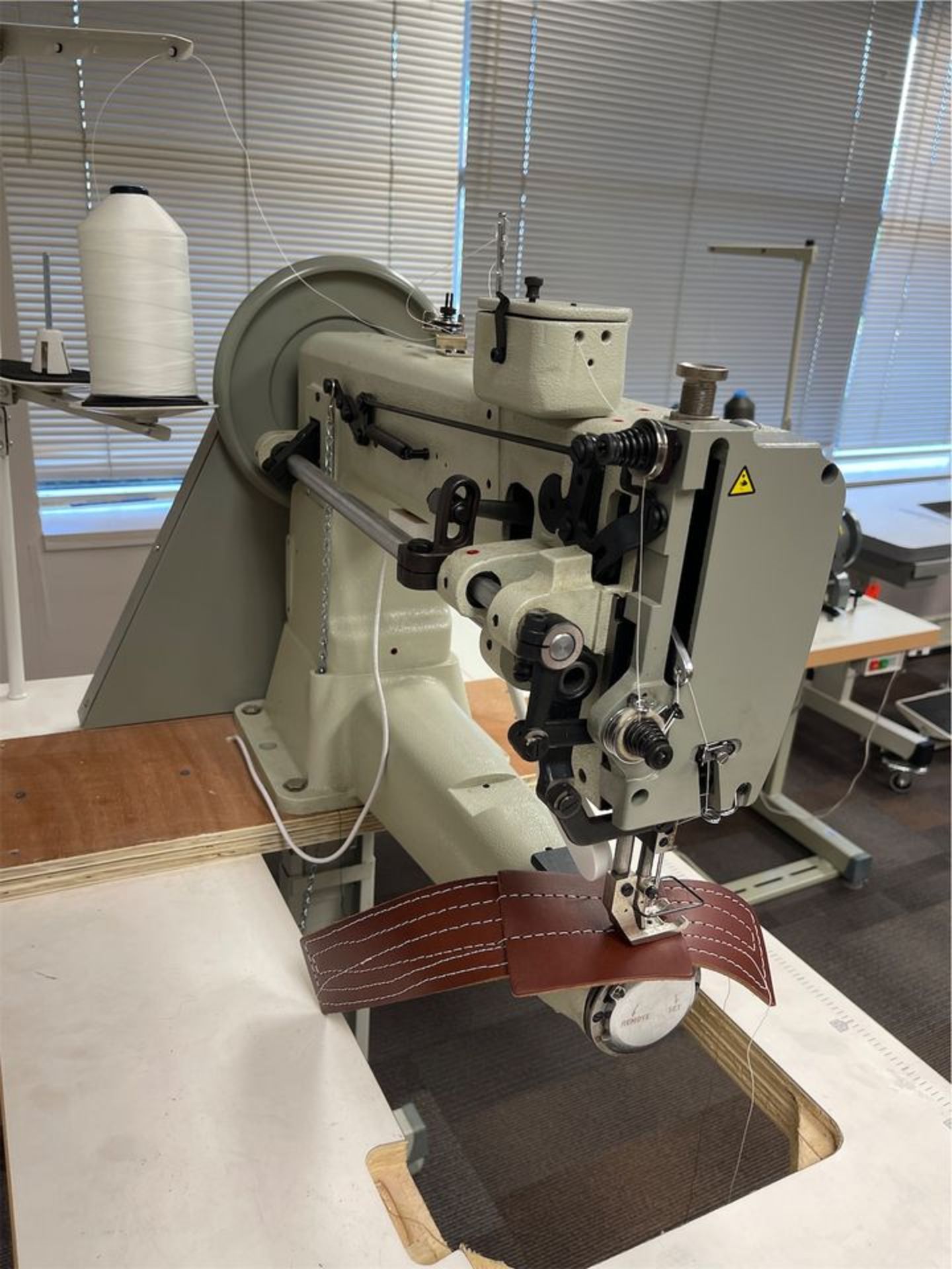 Sew Line Model SL-441 Single Needle Extra Heavy Duty Cylinder Bed Walking Foot Sewing Machine, S/ - Image 3 of 9