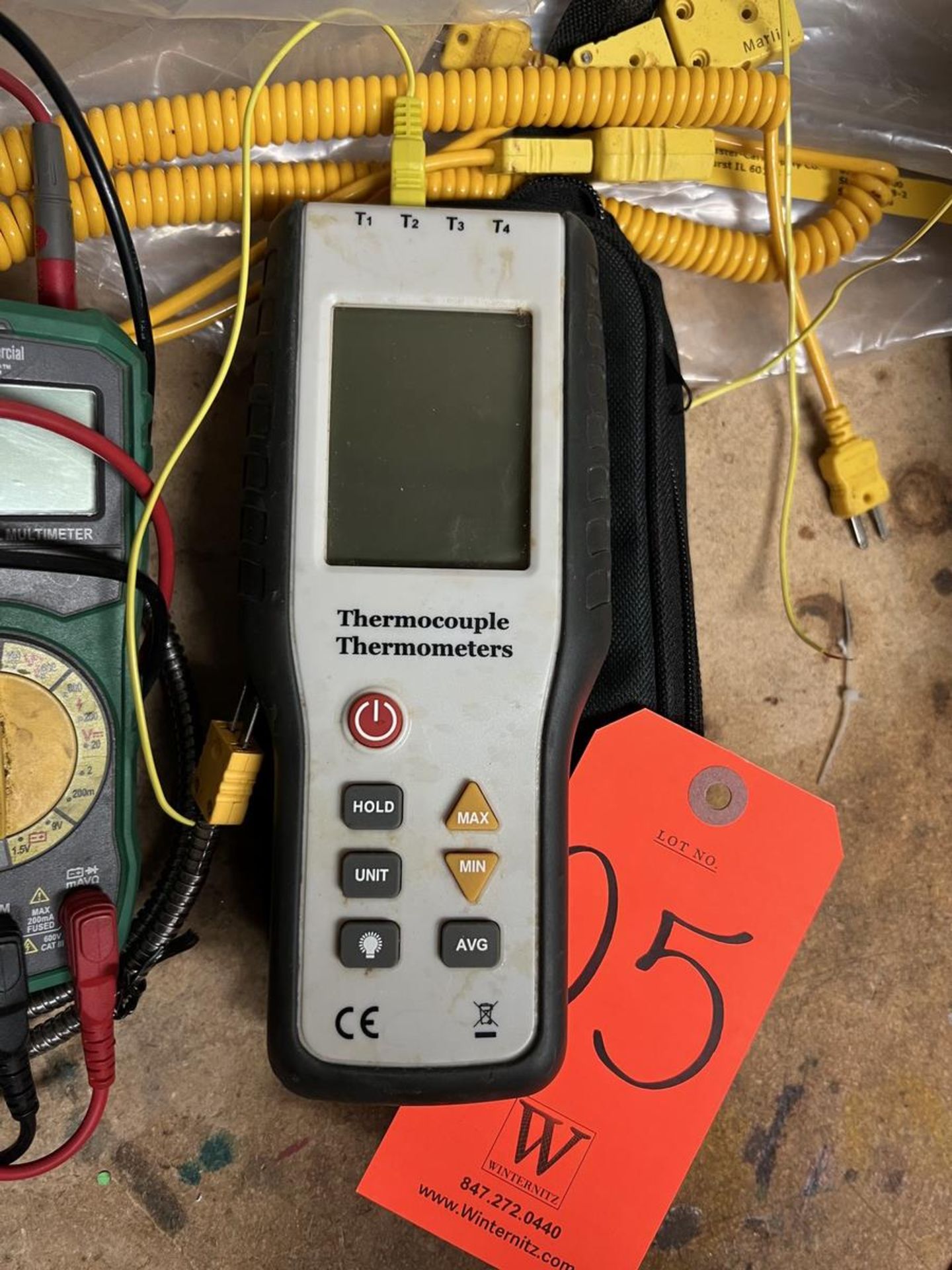 Lot - (1) Commercial Electric Model MS8301A Digital Multimeter; 200mA, 600-Cat, and (1) 9V - Image 2 of 3