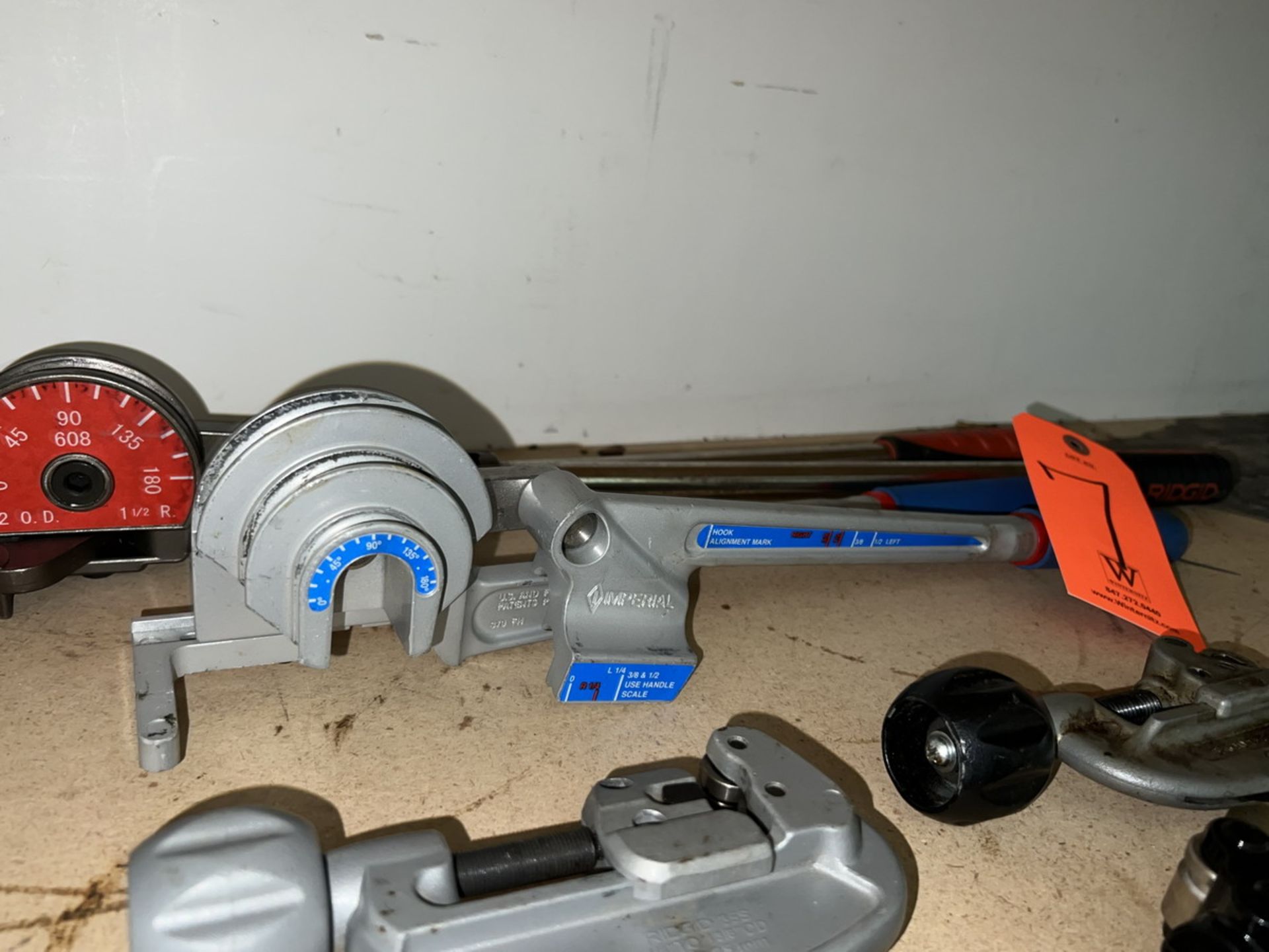 Lot - (1) Ridgid Pipe Bender Ranging from 1/2 in. O.D to 1-1/2 in. R. 90-180 degree, with (1) - Image 3 of 4