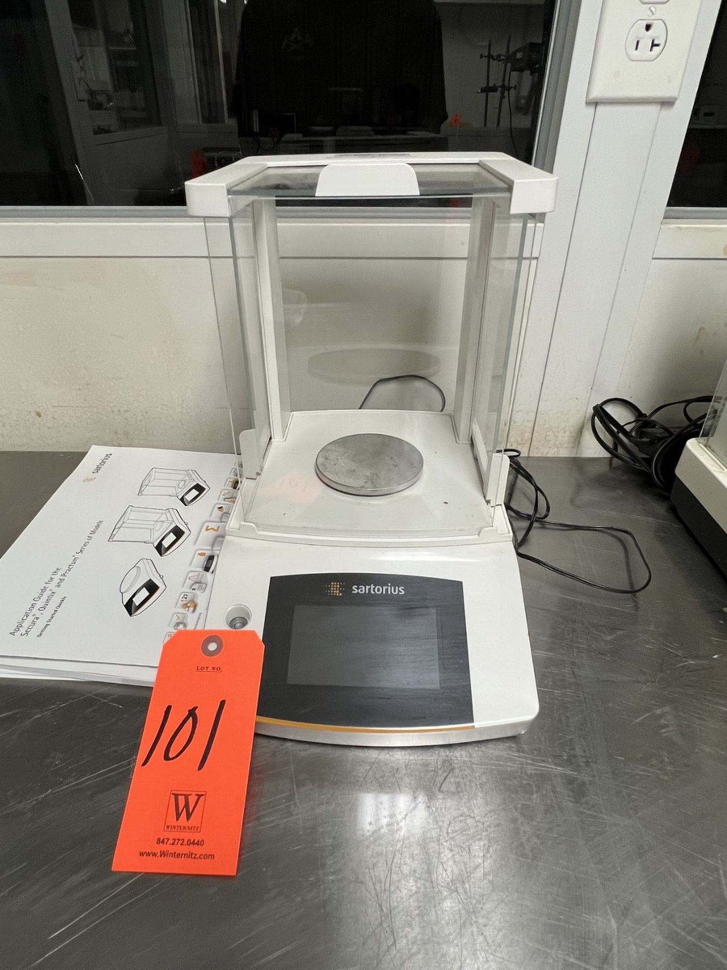 Sartorius 310-g Capacity Model Practum224-1S Precision Analytical Balance, S/N: 0037150194; Equipped