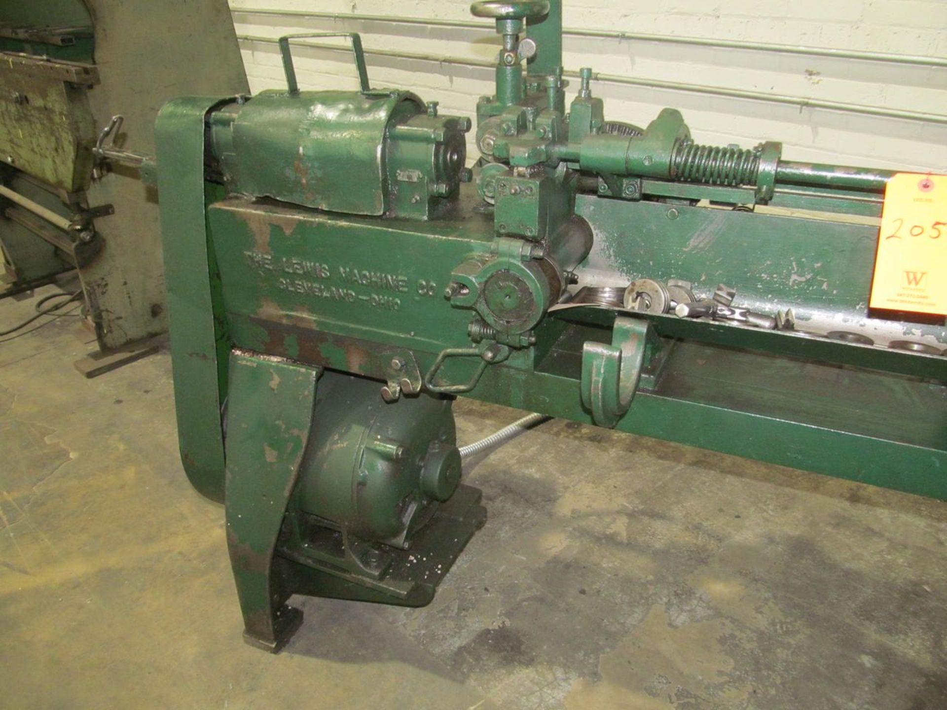 Lewis Machine Co. Wire Straightener; with 6 ft. Cutting Length (Located at 2630 Division St., - Image 2 of 6