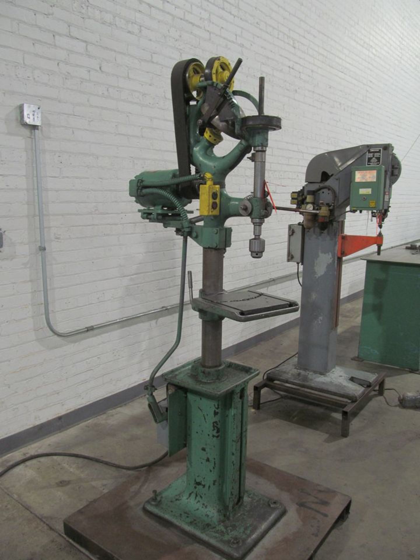 12 in. Single Spindle Vertical Boring Machine; Belt-Driven, 1/2-HP, 9-1/2 in. x 11-1/2 in. Table ( - Image 3 of 3