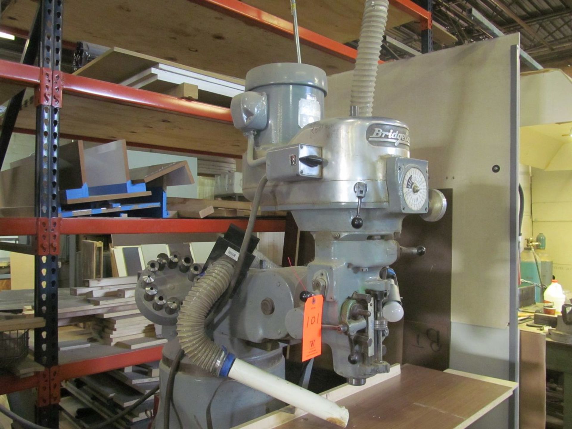 Bridgeport 1-1/2 HP Variable Speed Vertical Milling Machine, S/N: 12BR120442; with Bridgeport