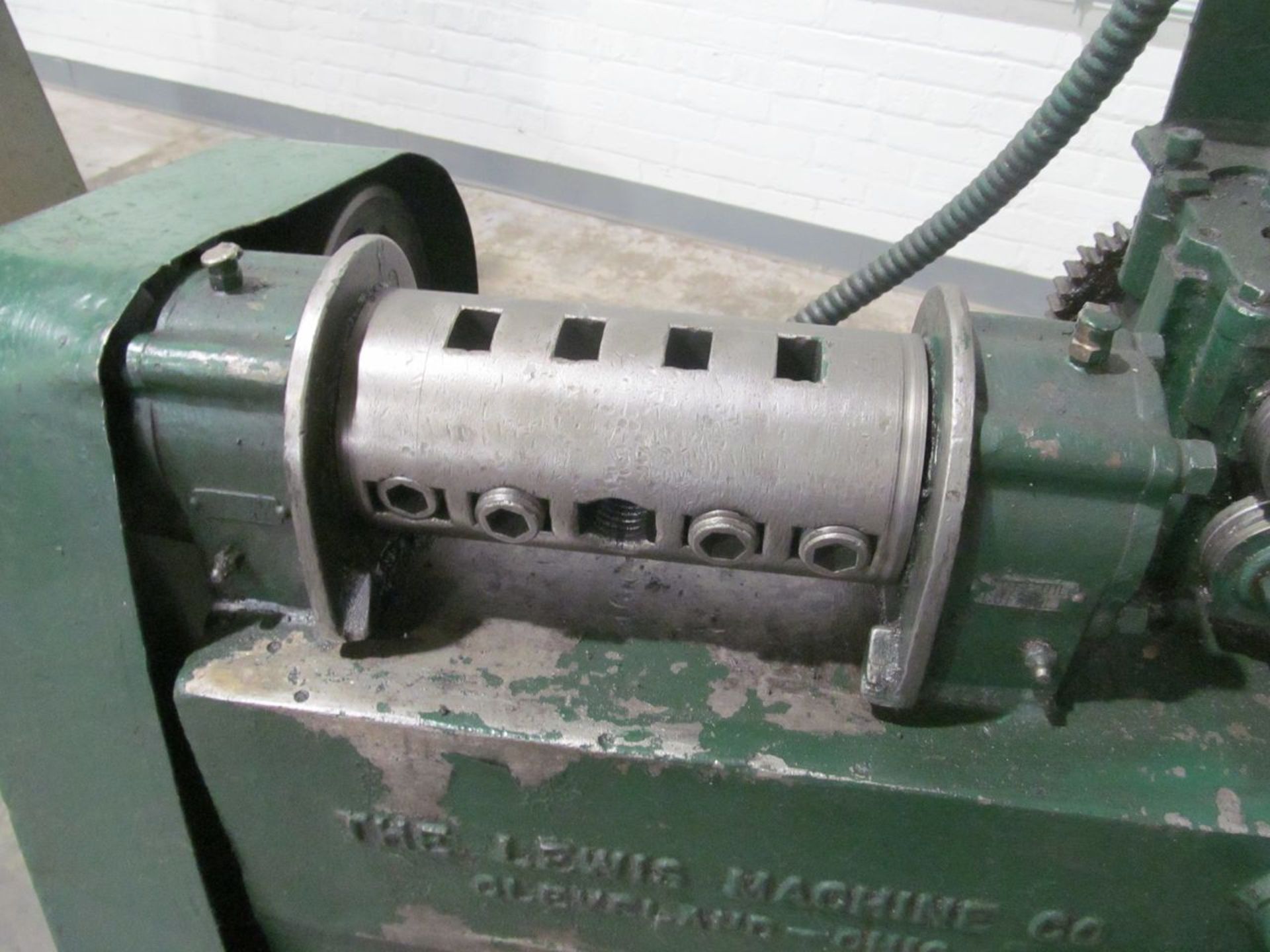 Lewis Machine Co. Wire Straightener; with 6 ft. Cutting Length (Located at 2630 Division St., - Image 5 of 6