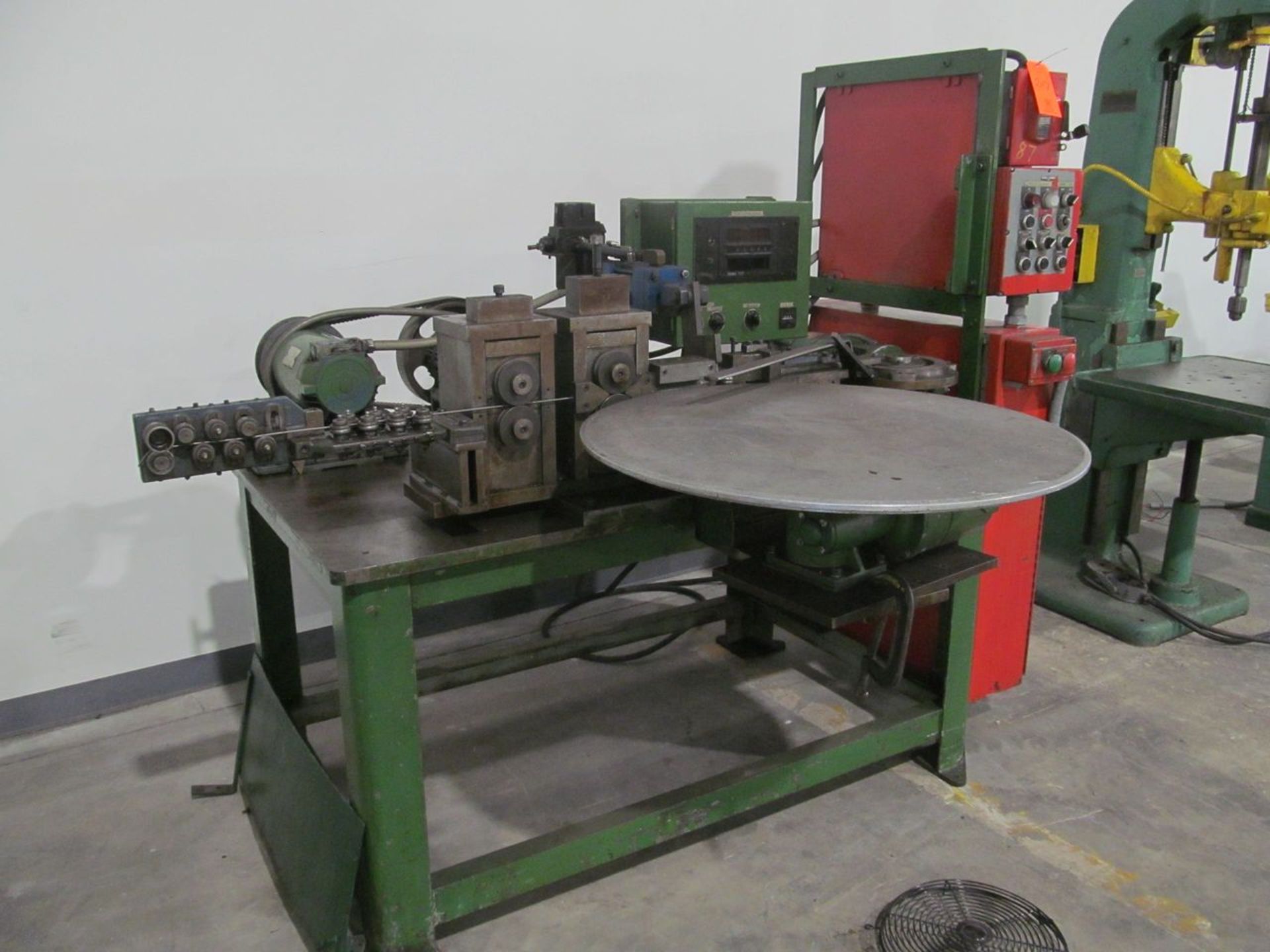 Wire Forming Machine; Custom Made, with Cooper-Weymouth .187 Dia. 7-Rolls Wire Straightener S/N: - Image 2 of 8