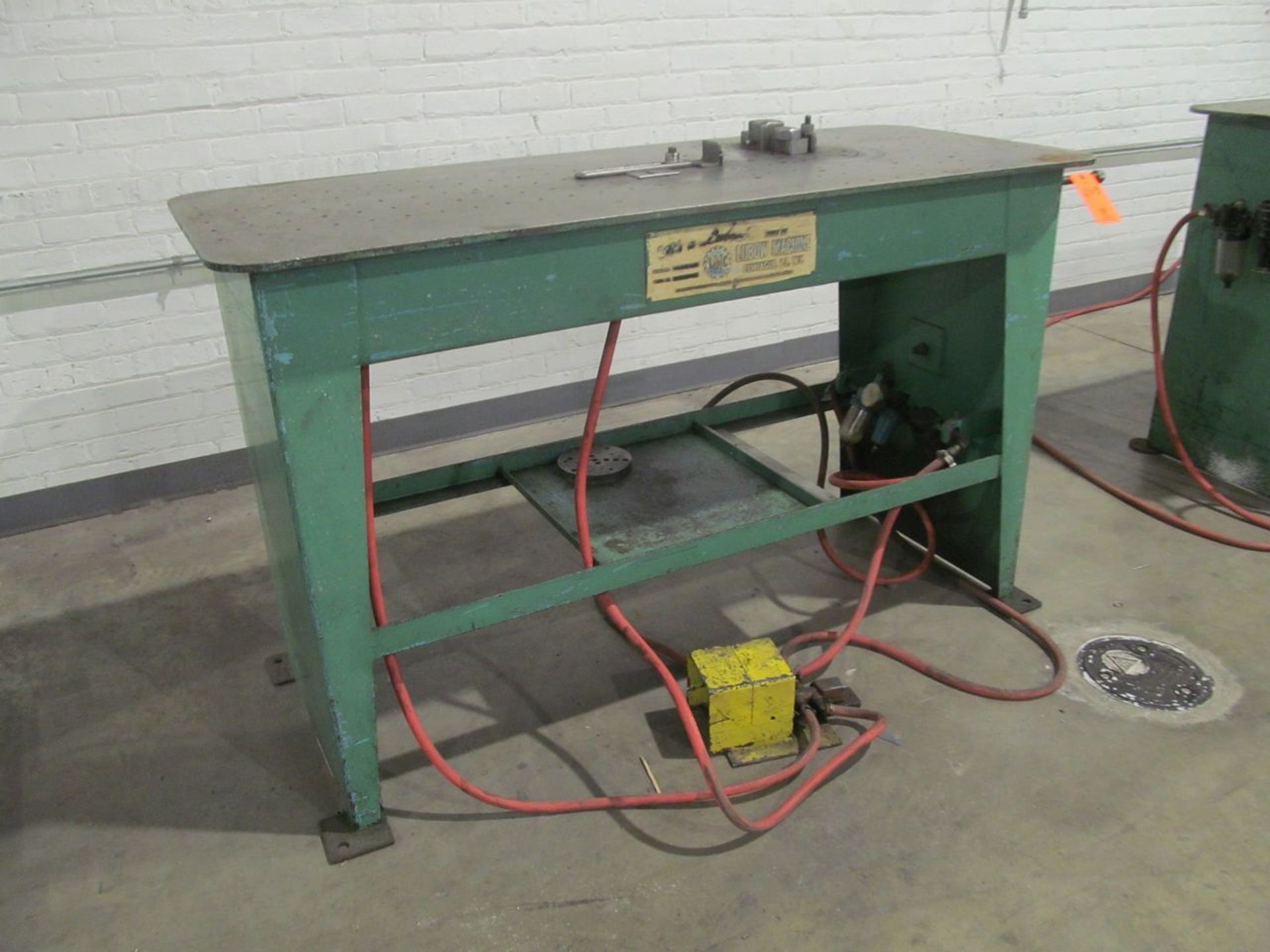 Lubow Machine Co. (LMC) Model ML-6 Wire Bender, S/N: 11-72; 60 in. x 24 in. Table, 10 in. Rotating