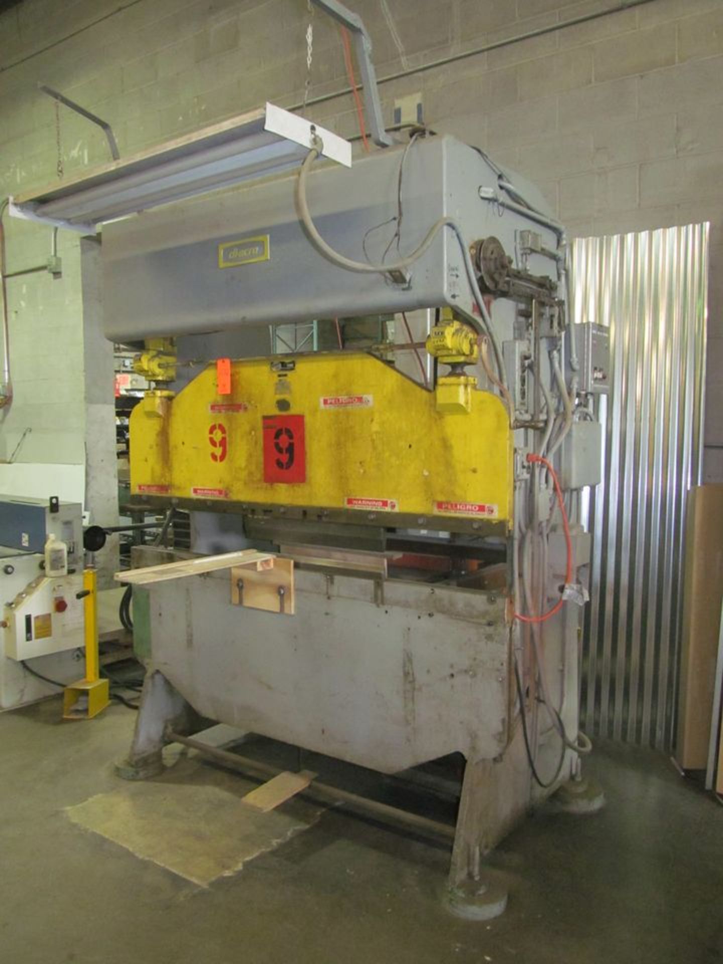 Di-Acro 6 ft. Model 14-72 Mechanical Press Brake, S/N: JG-1081; with Power Back Gauge, Link Electric - Image 3 of 12