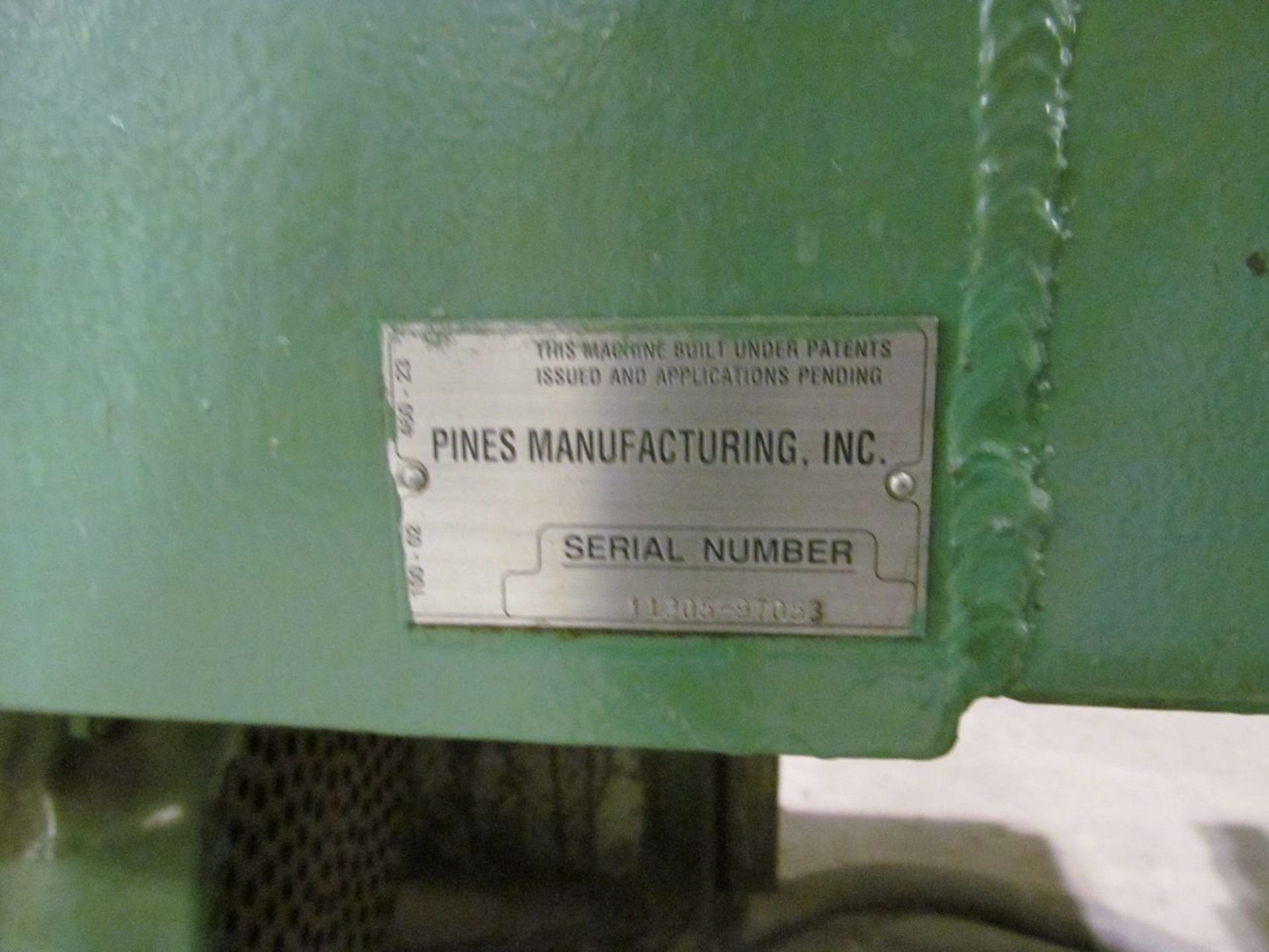 Pines 1-1/4 in. Heavy-Duty Horizontal Semi-Automatic Tube Bender, S/N: 11205-97053 (1997); with - Image 8 of 11