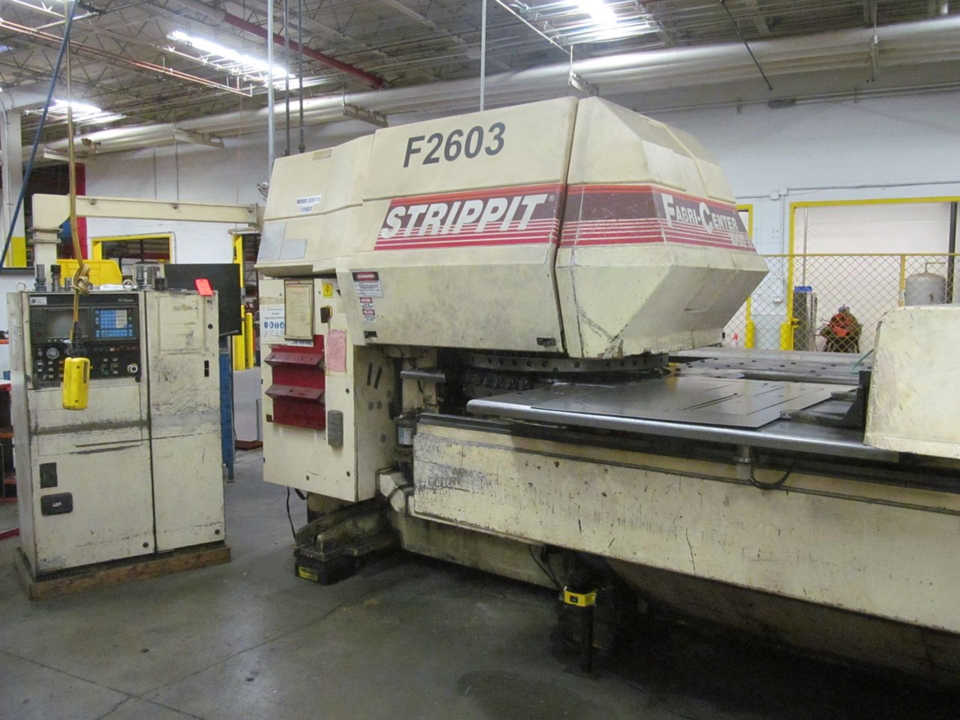 Strippit 30-Ton Capacity Fabri-Center 1000S CNC Turret Punch Press, S/N: 1085083094; with GE Fanuc