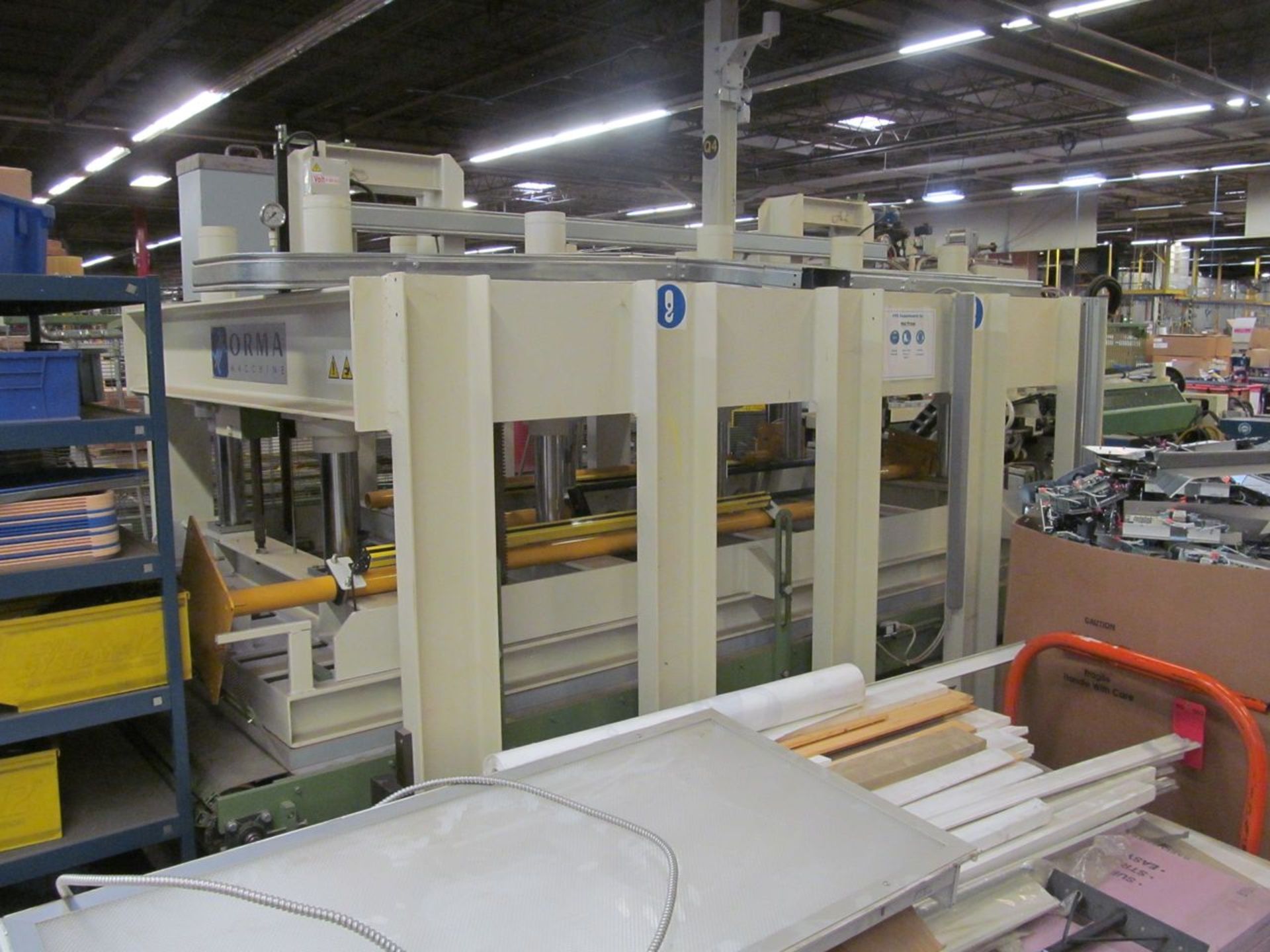 Orma Machine Type NPC/A/R 32/16 AF-BO Hot Press Line, S/N: L2330215 (2016); 63 in. x 126 in. (10' - Image 12 of 19