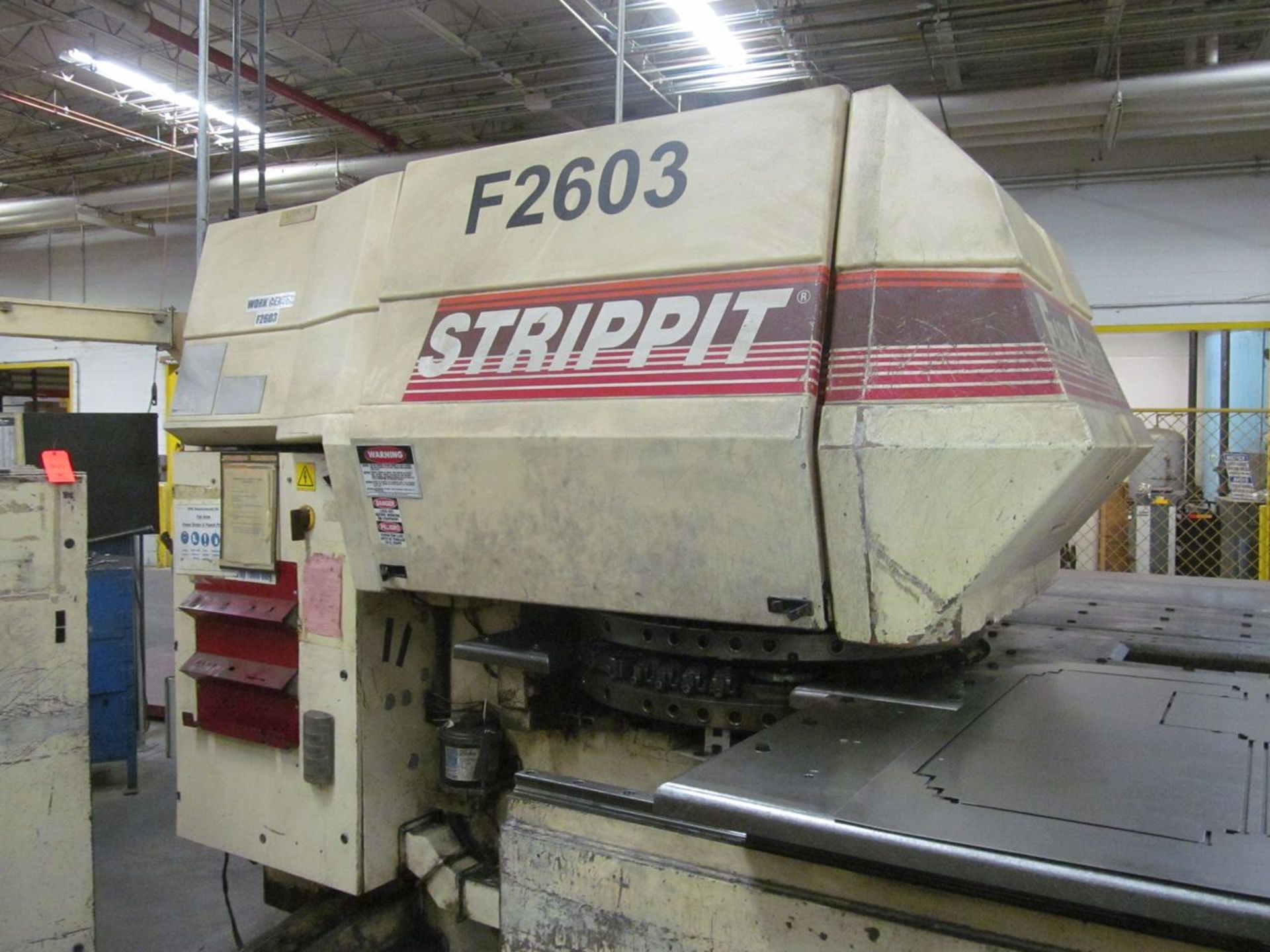 Strippit 30-Ton Capacity Fabri-Center 1000S CNC Turret Punch Press, S/N: 1085083094; with GE Fanuc - Image 3 of 8