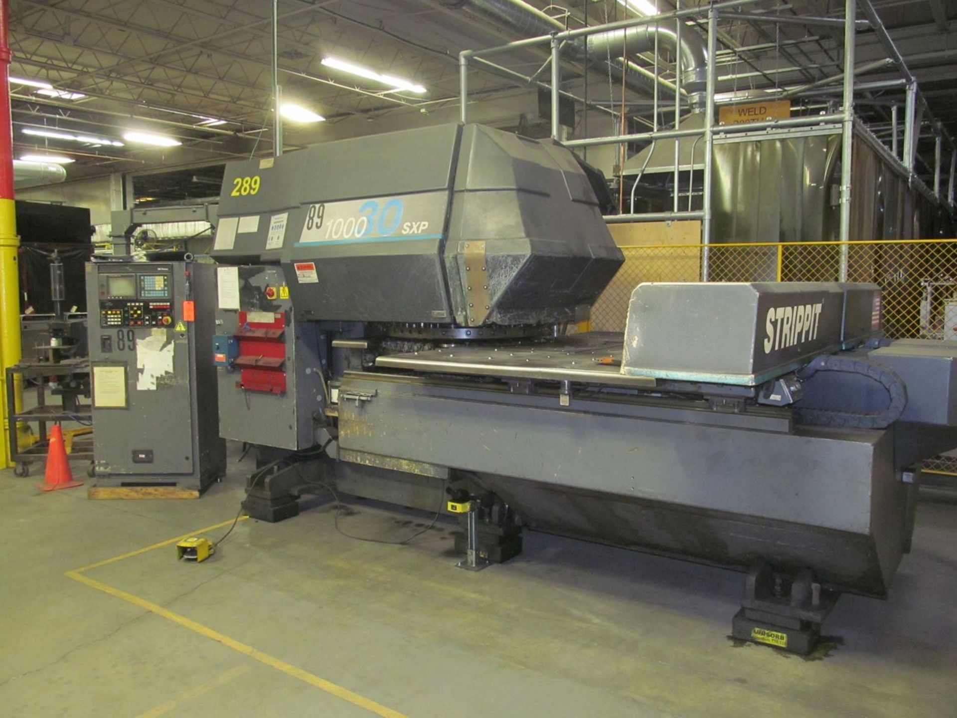 Strippit 30-Ton Model 1000XP/30 CNC Turret Punch Press, S/N: 2096103195; with GE Fanuc Series O-P