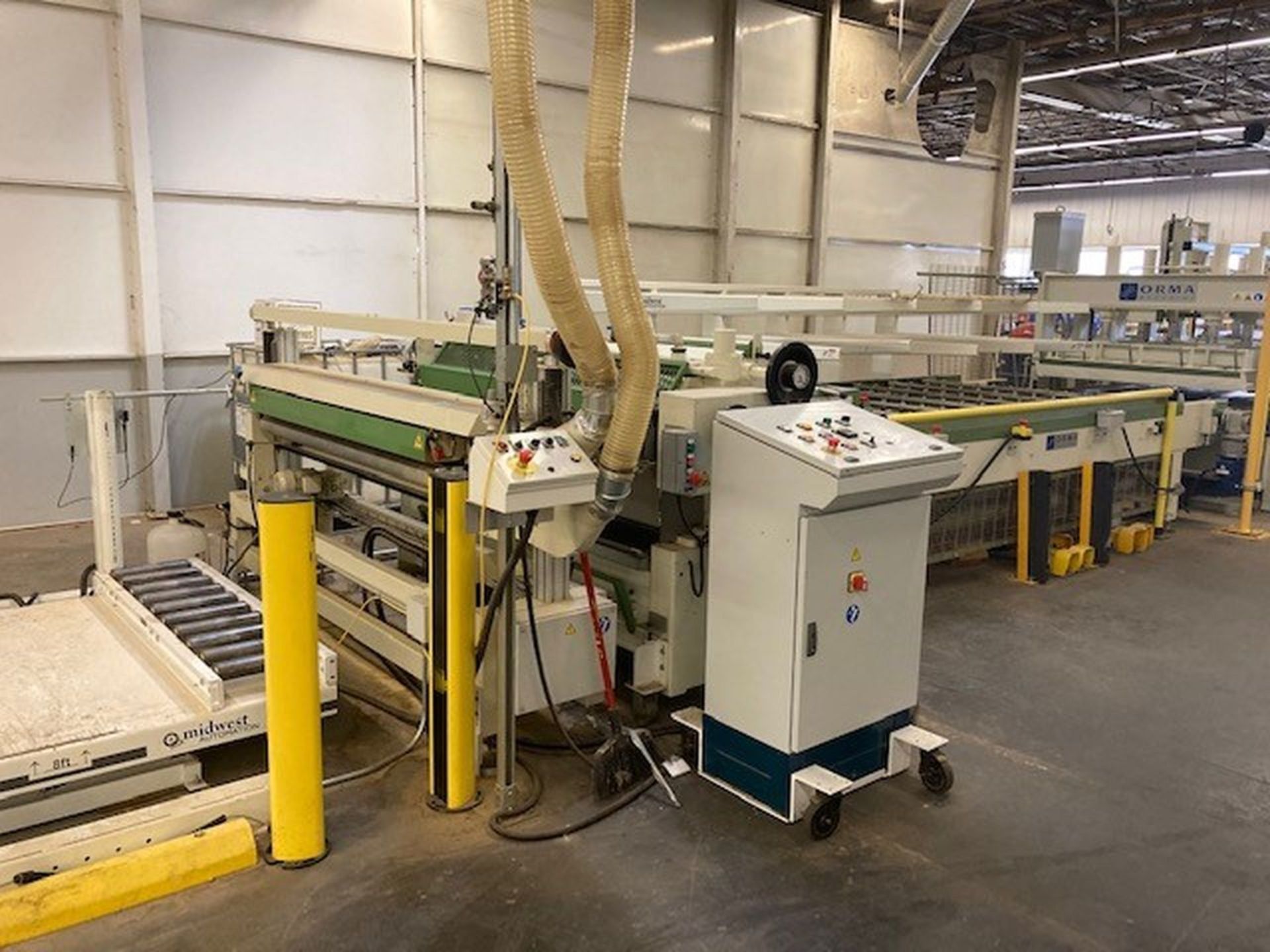 Orma Machine Type NPC/A/R 32/16 AF-BO Hot Press Line, S/N: L2330215 (2016); 63 in. x 126 in. (10' - Image 7 of 19