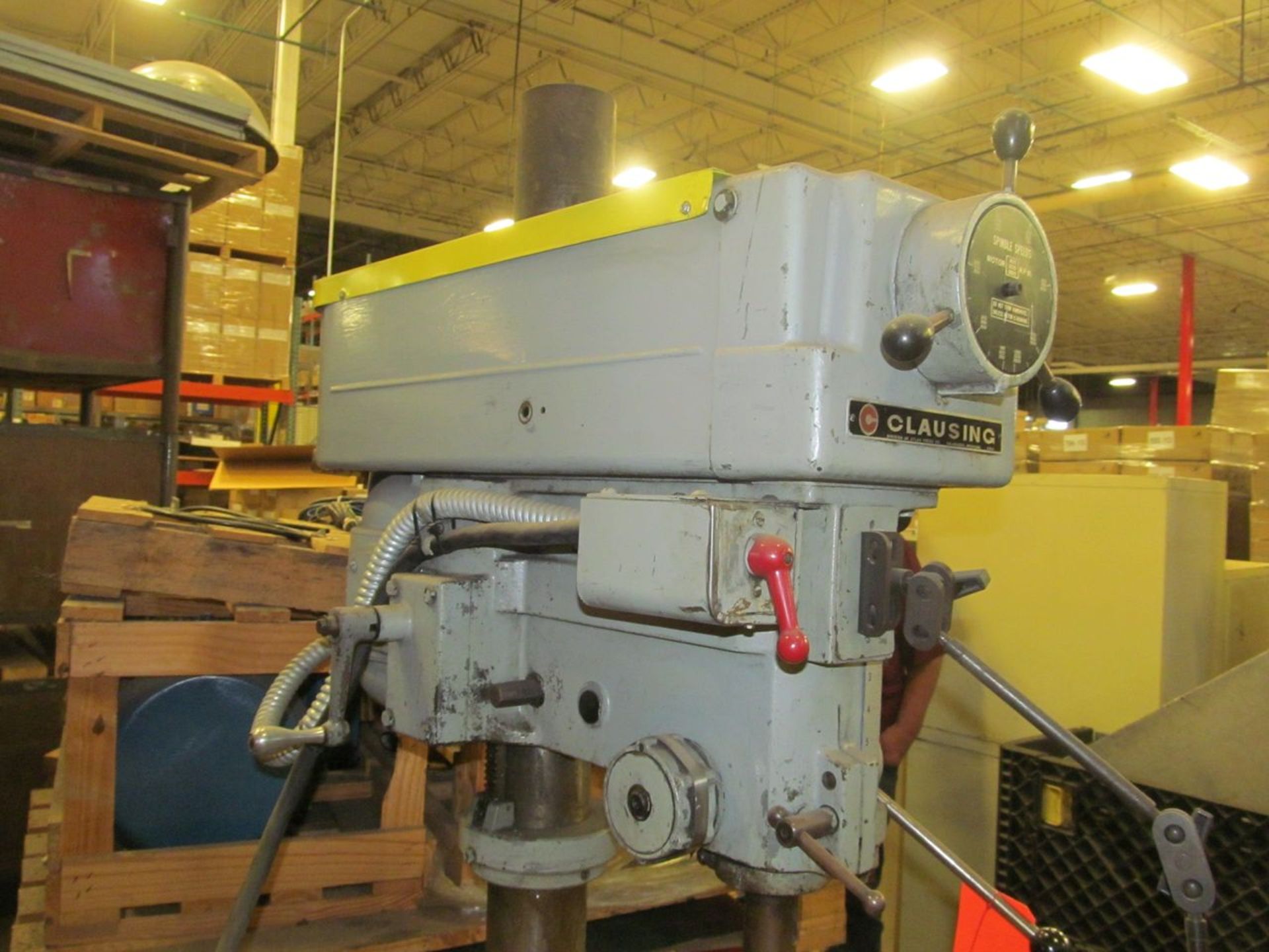 Clausing 20 in. Model 2286 Single Head Variable Speed Production Drill, S/N: 513160; with 40 in. x - Image 3 of 3