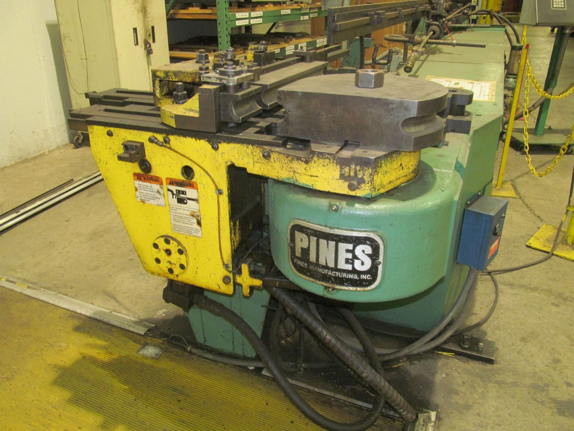 Pines 1-1/4 in. Heavy-Duty Horizontal Semi-Automatic Tube Bender, S/N: 11205-97053 (1997); with - Image 3 of 11