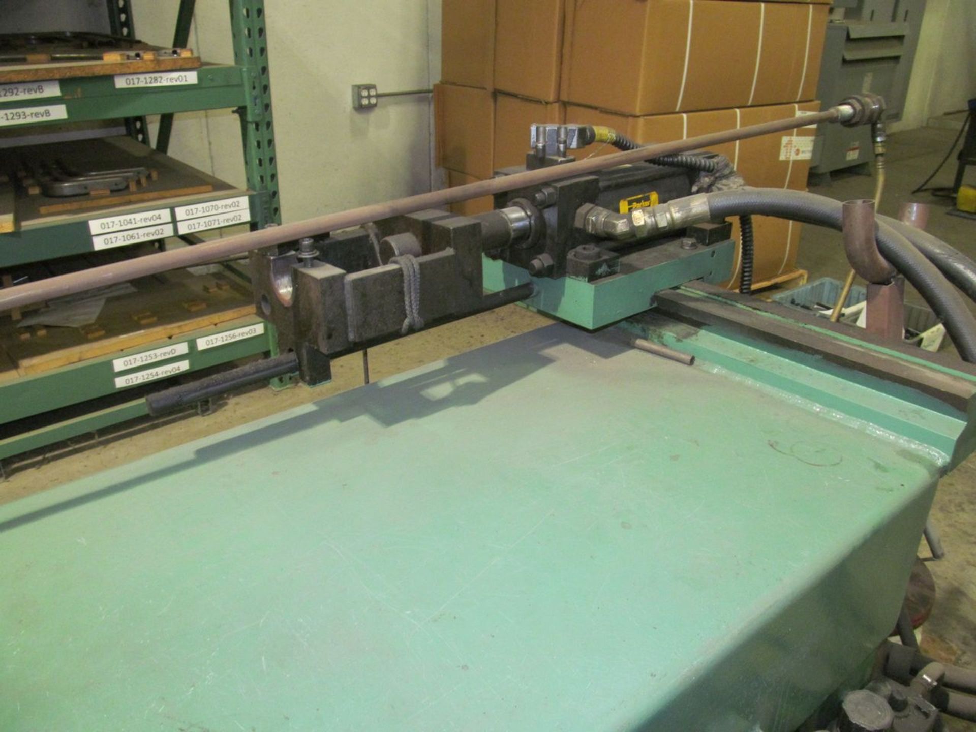 Pines 1-1/4 in. Heavy-Duty Horizontal Semi-Automatic Tube Bender, S/N: 11205-97053 (1997); with - Image 5 of 11