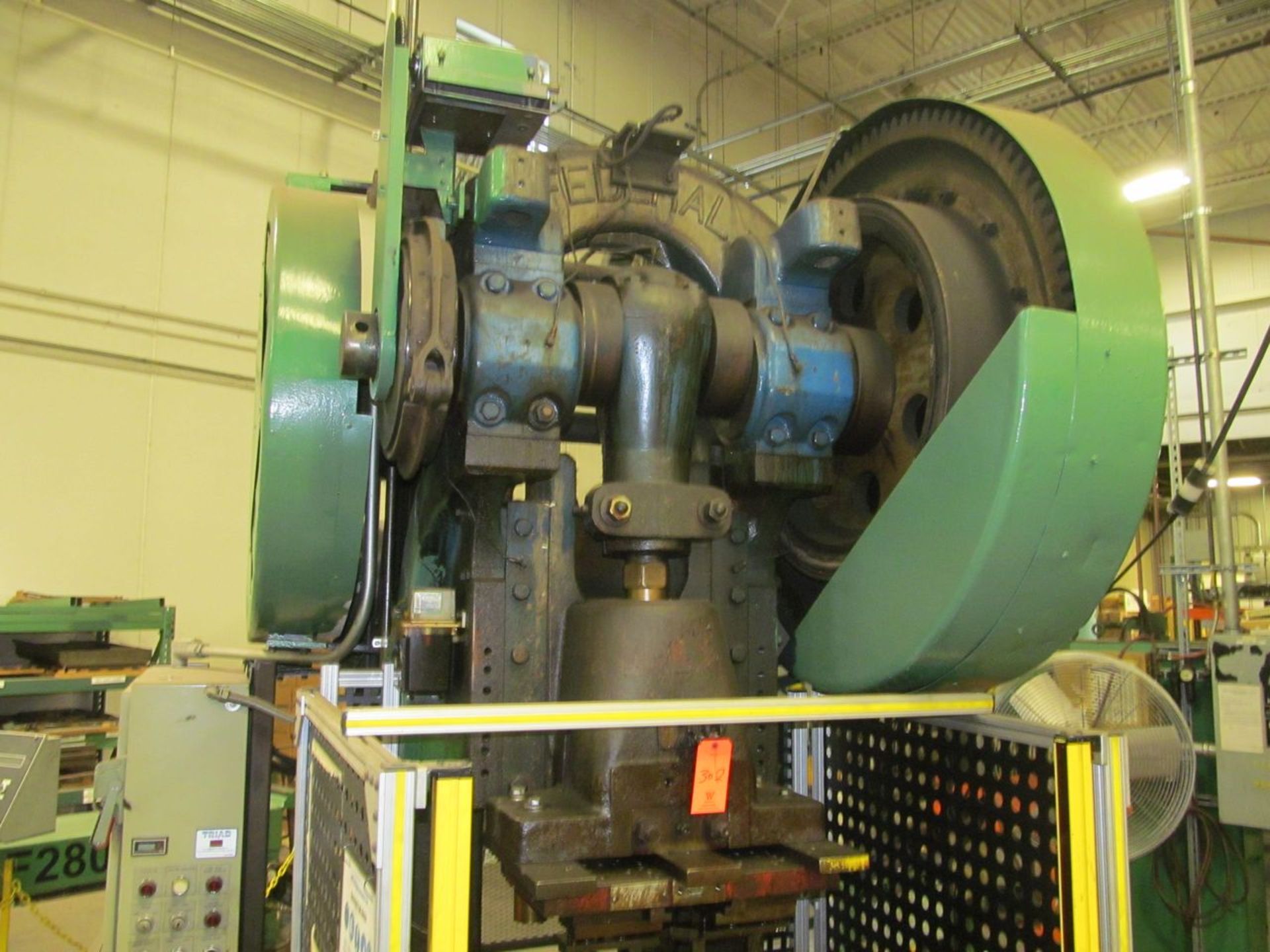 Federal 100-Ton Capacity (approx.) No. 8 Back-Geared O.B.I. Stamping Press, S/N: N/A; with Triad - Image 2 of 8