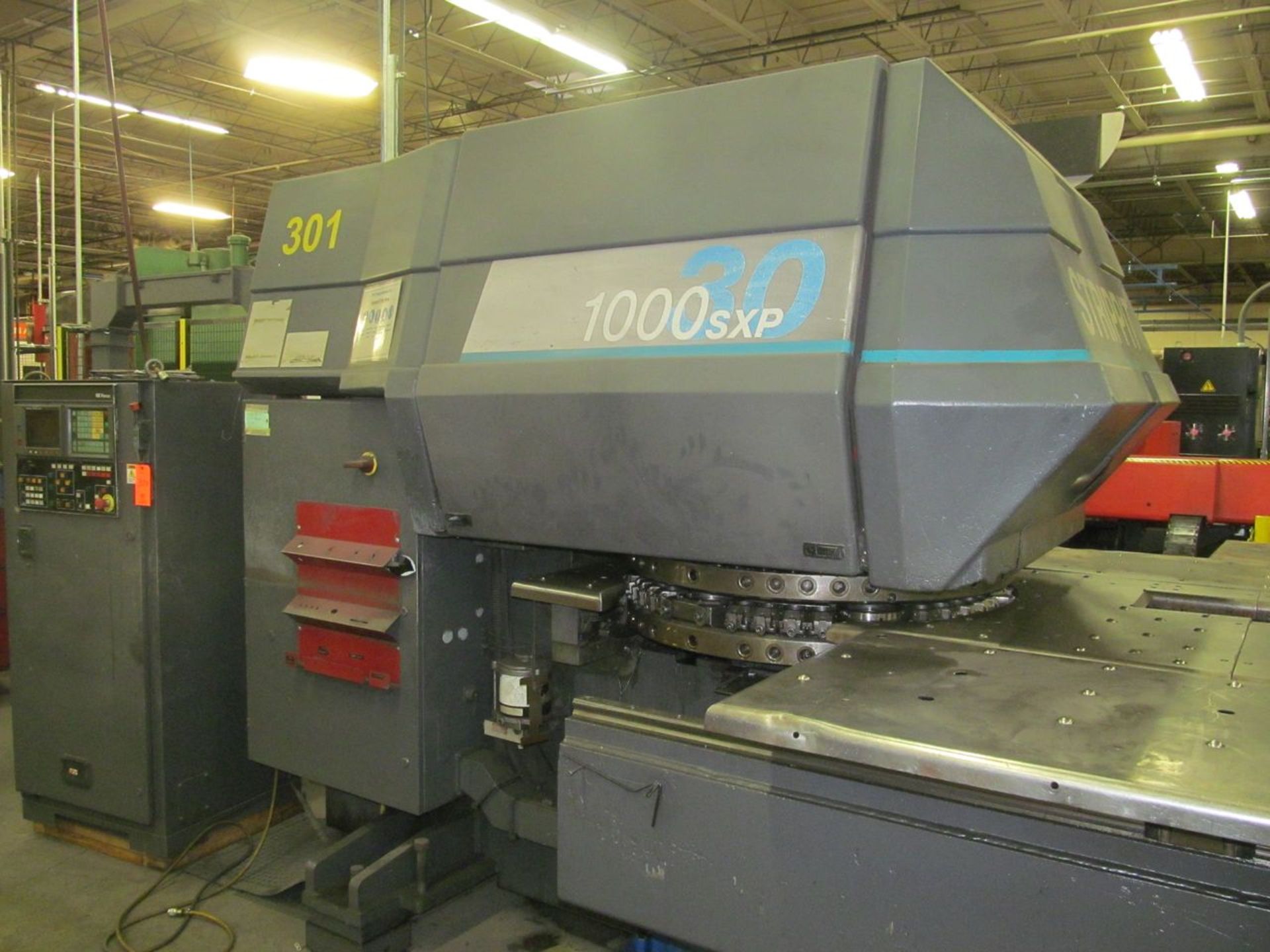 Strippit 30-Ton Capacity Model 1000 SXP/30 CNC Turret Punch Press, S/N: 2106061996; with GE Fanuc - Image 3 of 9