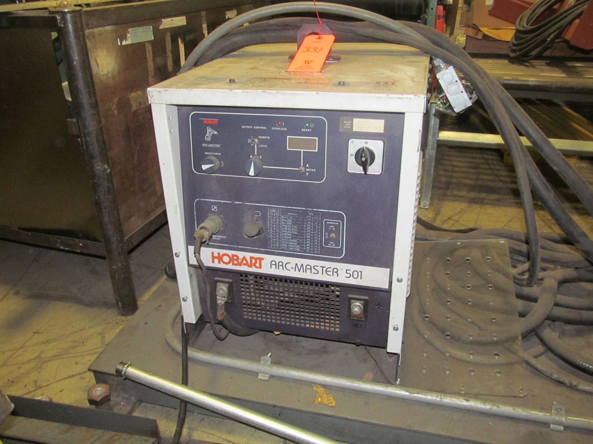 Hobart 500-Amp Model Arc-Master 501 Robot Multi-Process Arc Welding Power Source, S/N: