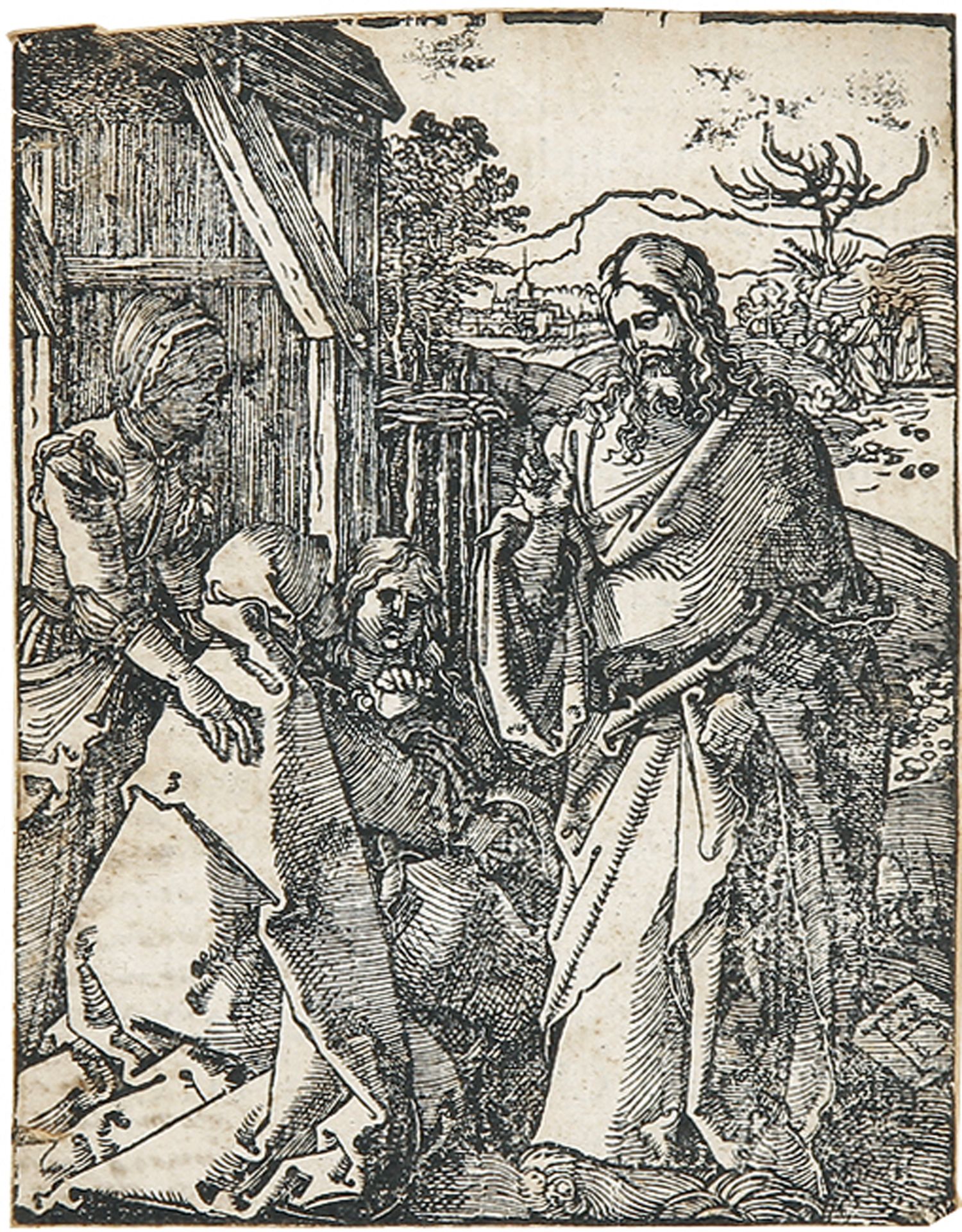 ALBRECHT DÜRER: Abschied Christi von seiner Mutter.