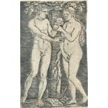 HANS SEBALD BEHAM: Adam und Eva.